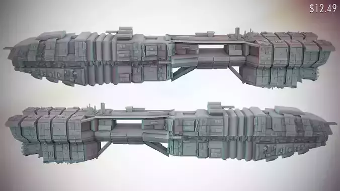 Large Cruiser Spaceship 