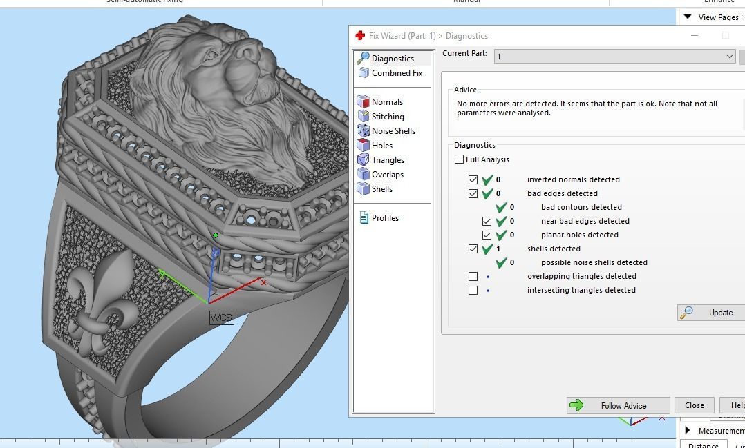 Lion Ring for men 3D print model_2