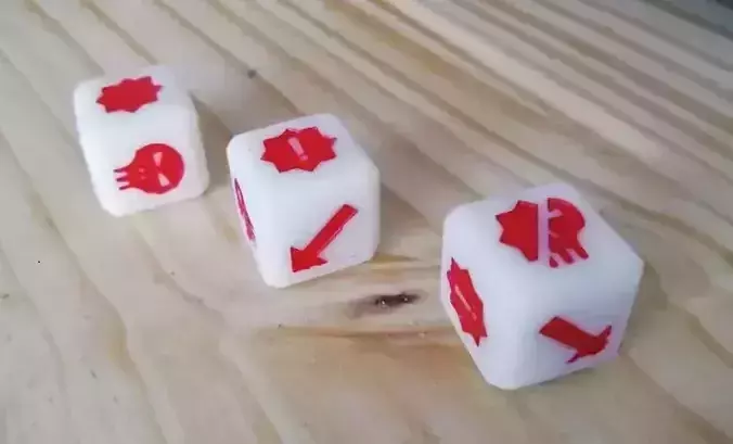 16mm Fantasy Football dice