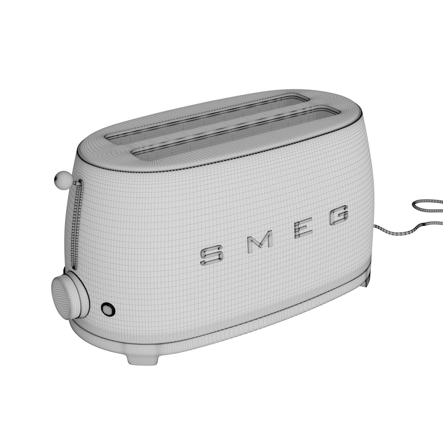 Smeg Toaster TSF02CREU 3D model_4