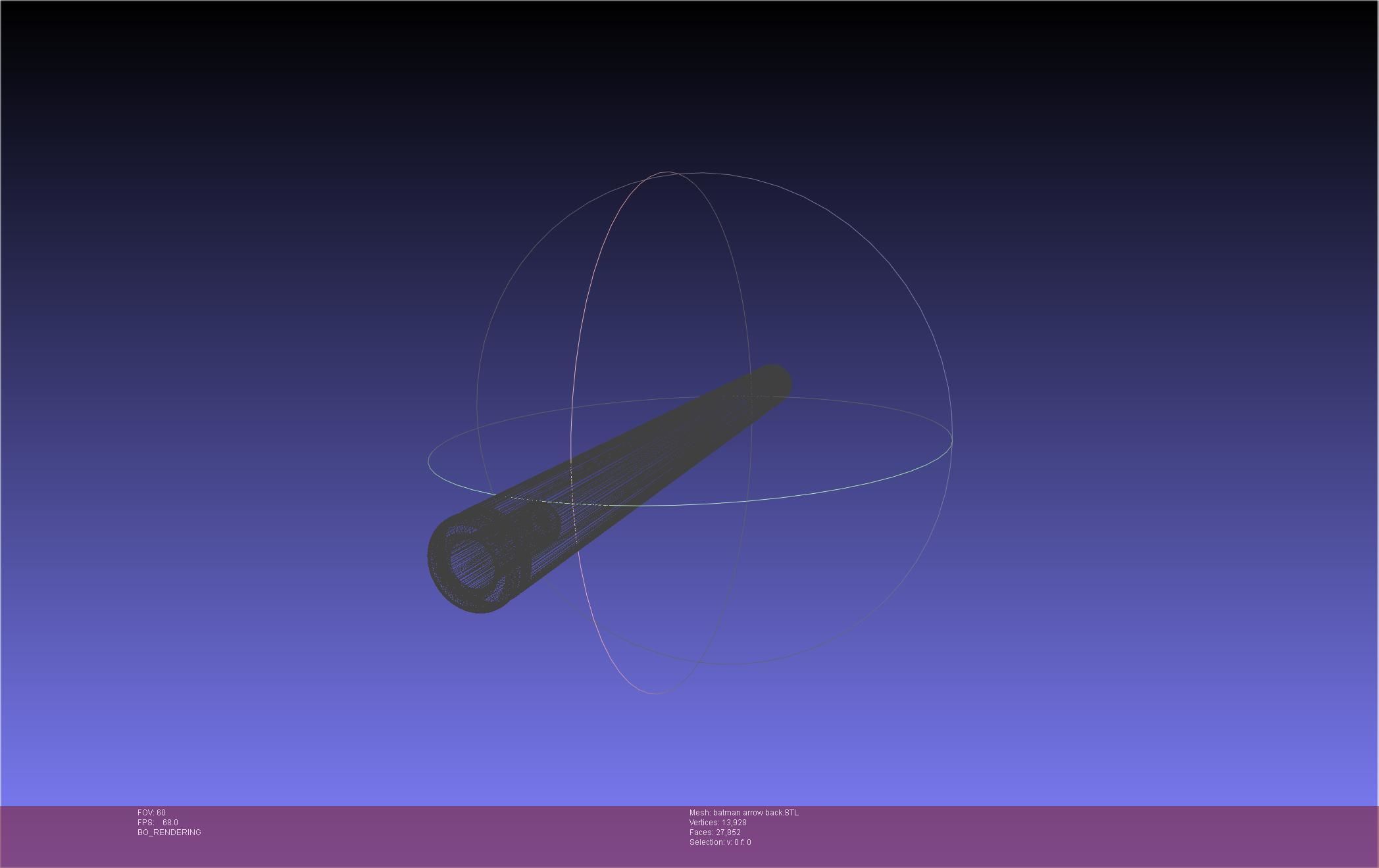 Batman Arrow Basic Model 3D print model_66