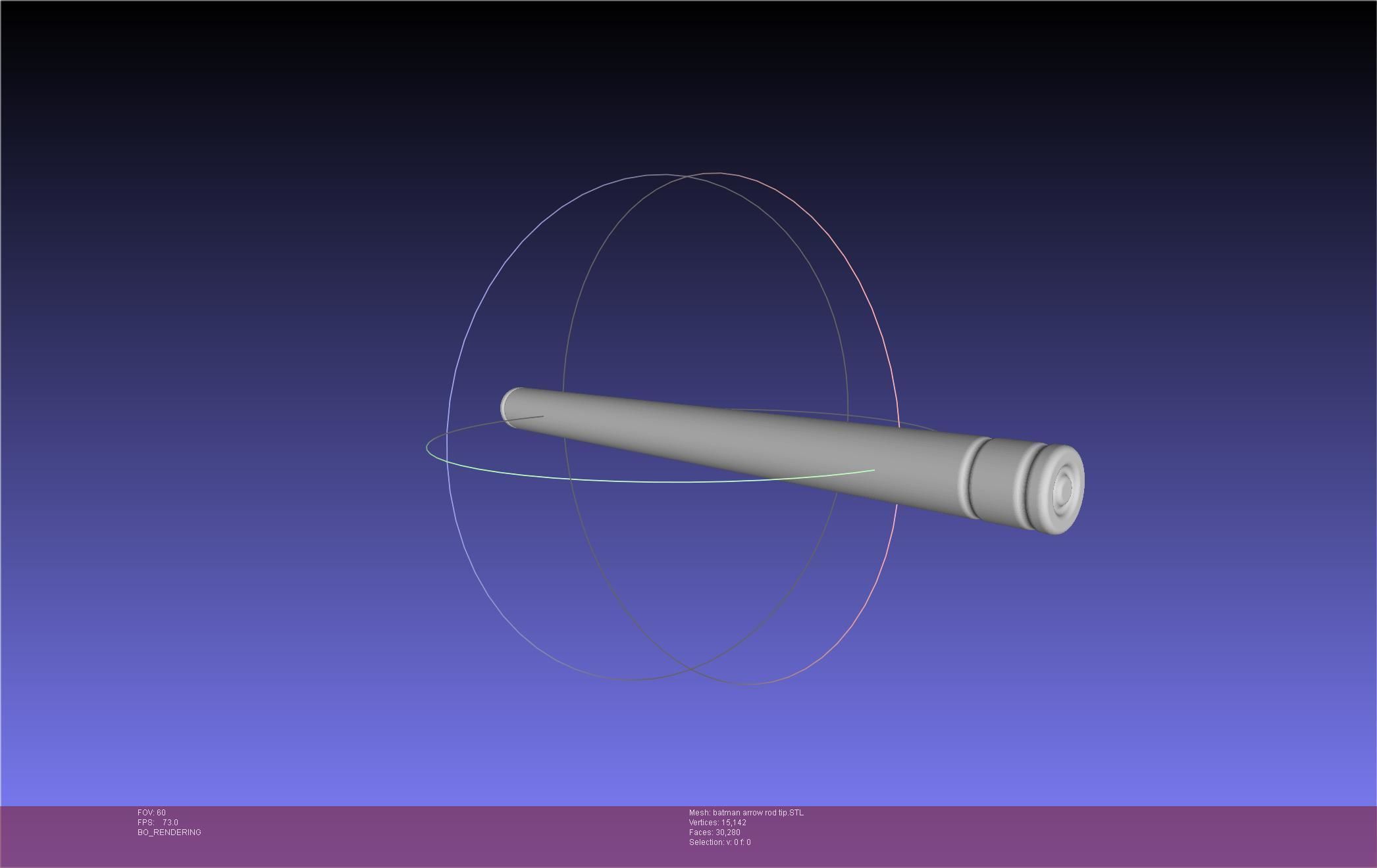 Batman Arrow Basic Model 3D print model_93