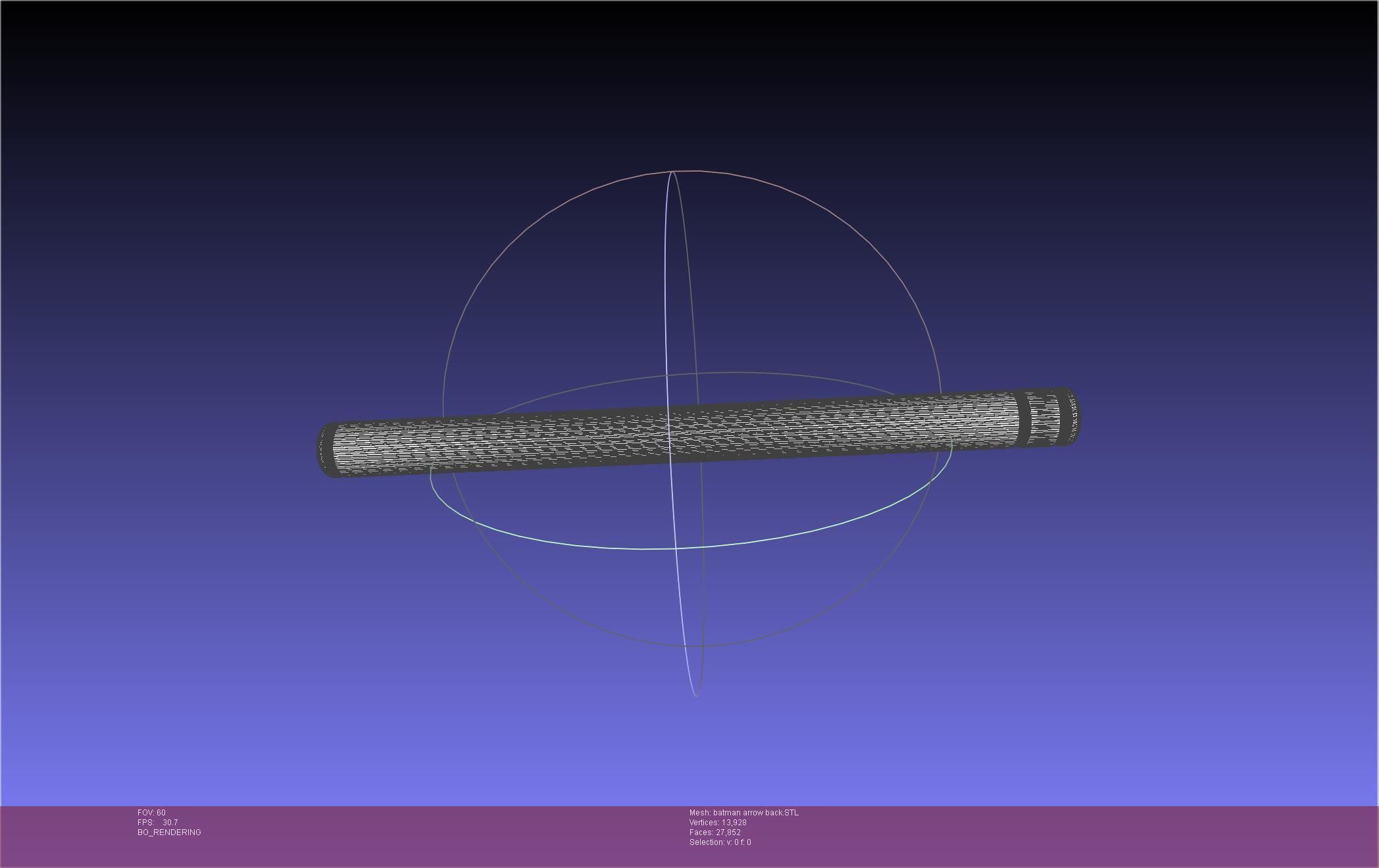 Batman Arrow Basic Model 3D print model_64