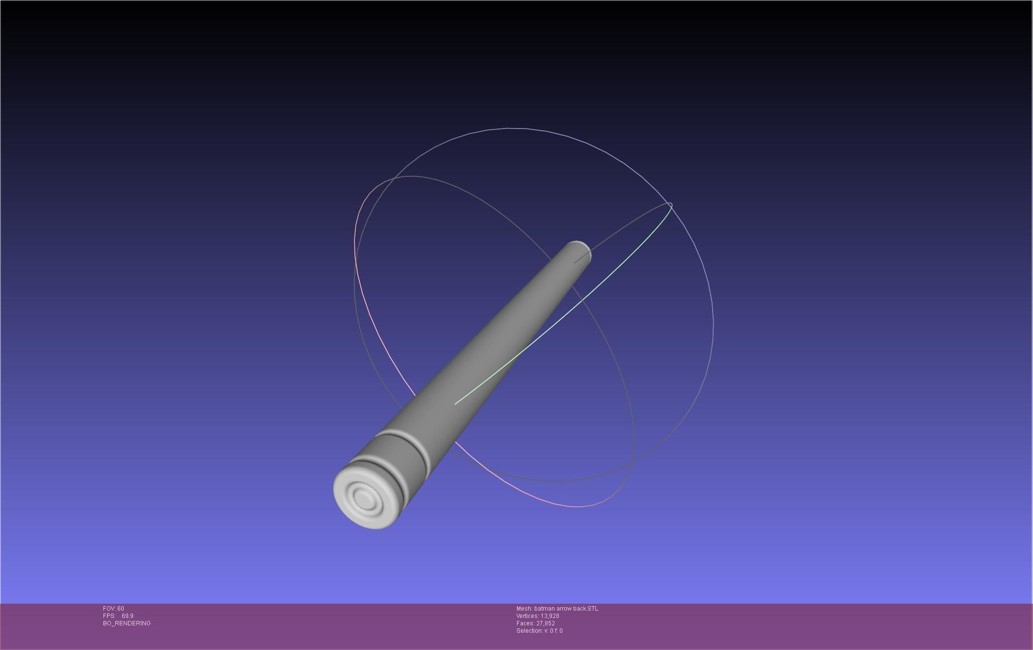 Batman Arrow Basic Model 3D print model_72