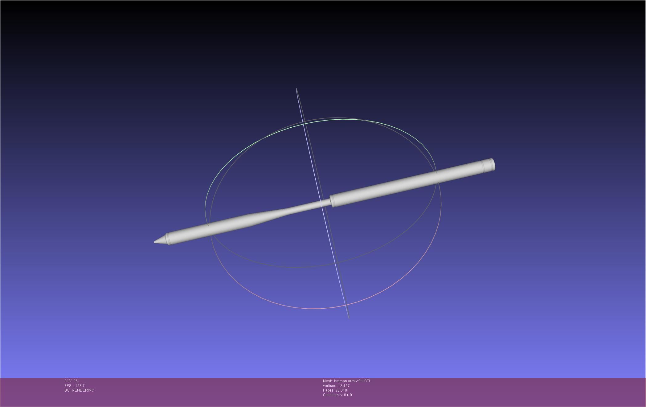 Batman Arrow Basic Model 3D print model_39