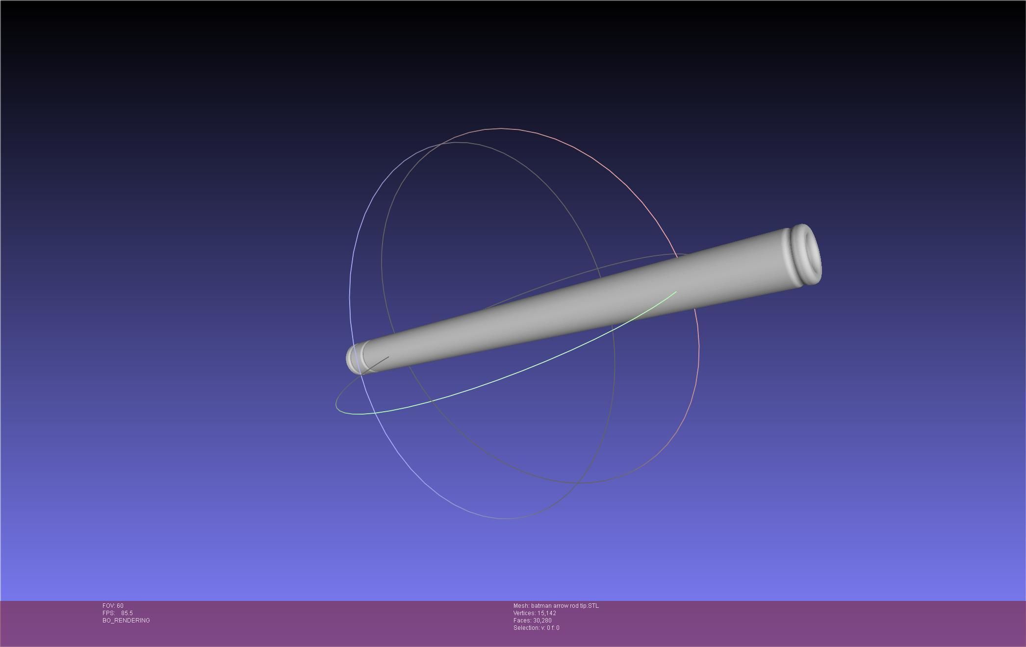 Batman Arrow Basic Model 3D print model_98