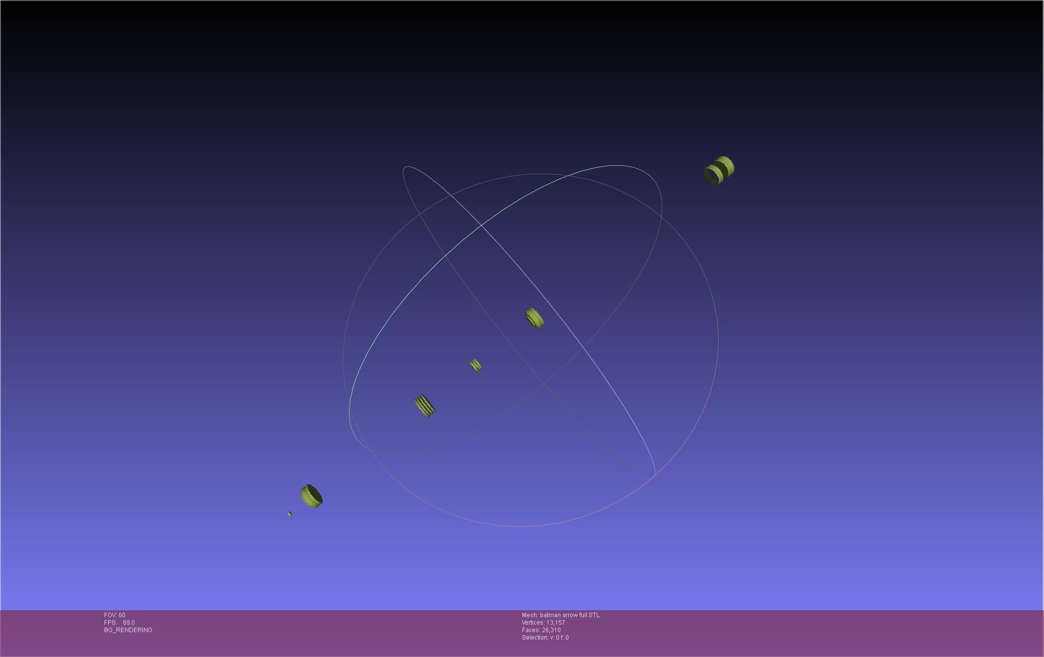 Batman Arrow Basic Model 3D print model_28