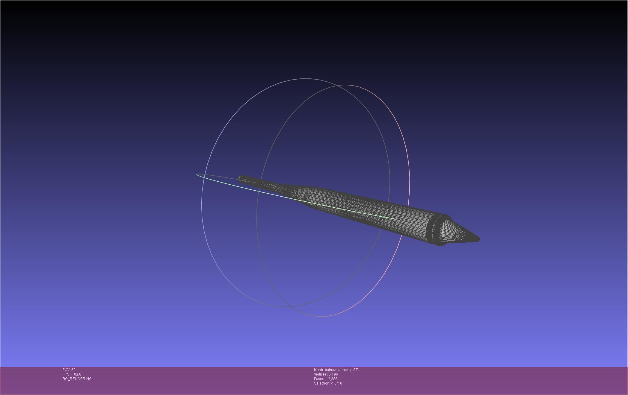 Batman Arrow Basic Model 3D print model_132