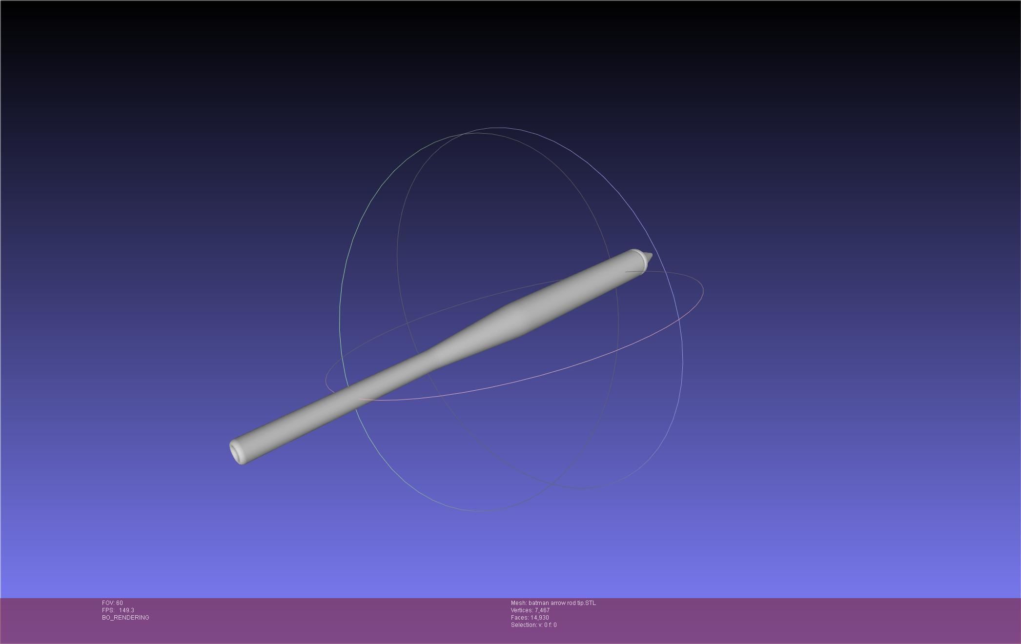 Batman Arrow Basic Model 3D print model_111