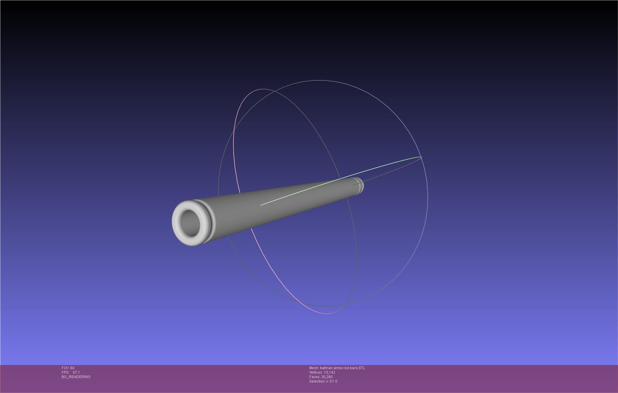 Batman Arrow Basic Model 3D print model_77