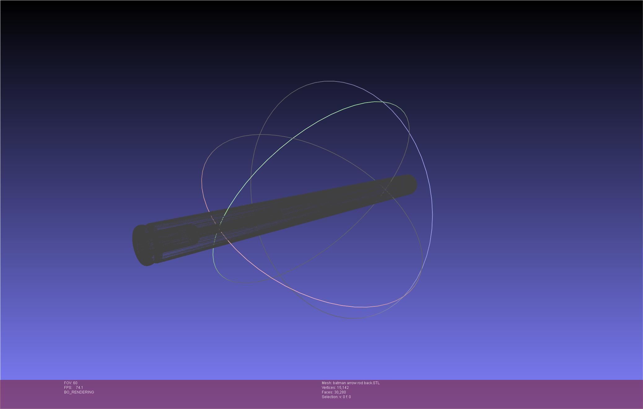 Batman Arrow Basic Model 3D print model_84