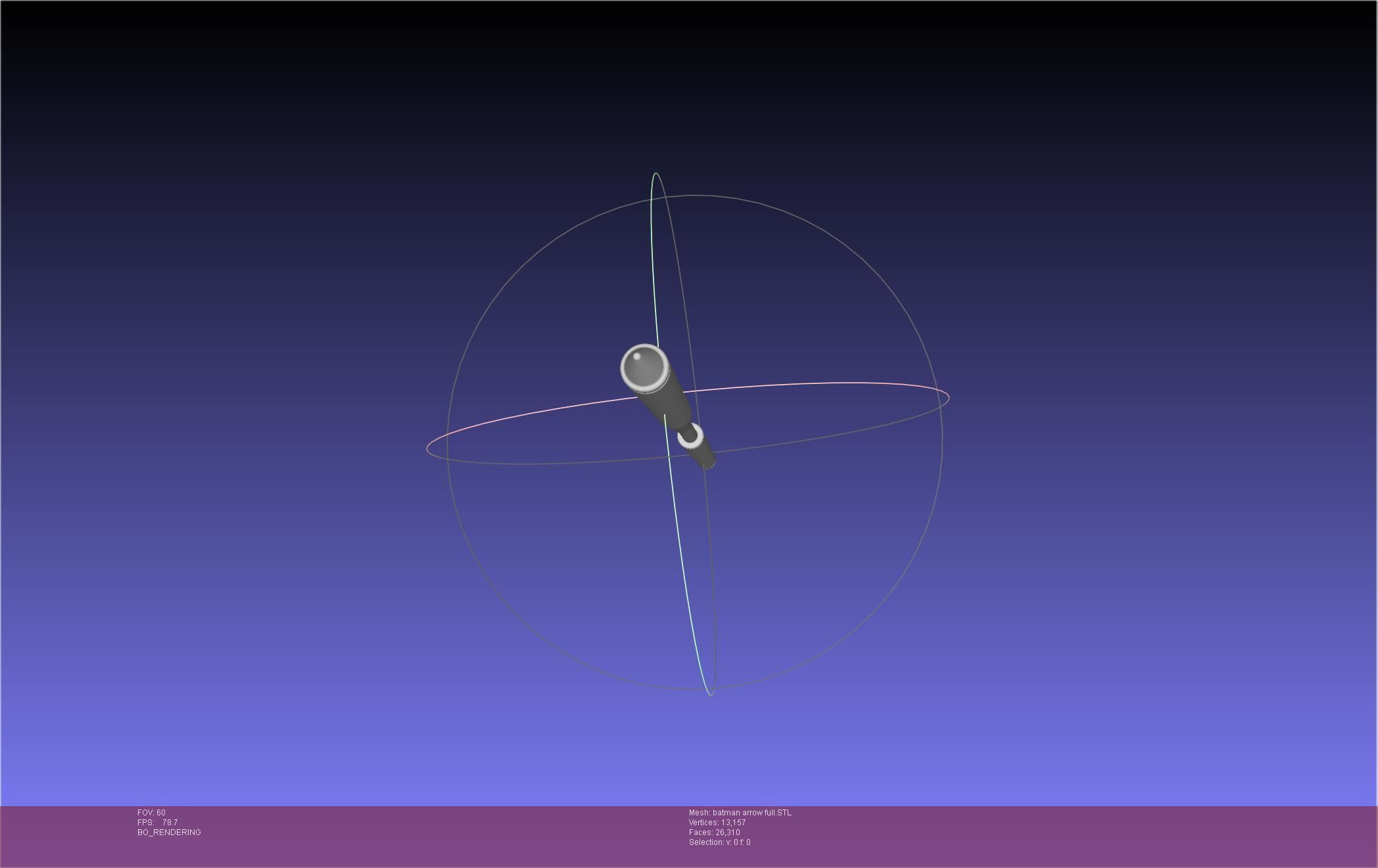 Batman Arrow Basic Model 3D print model_13