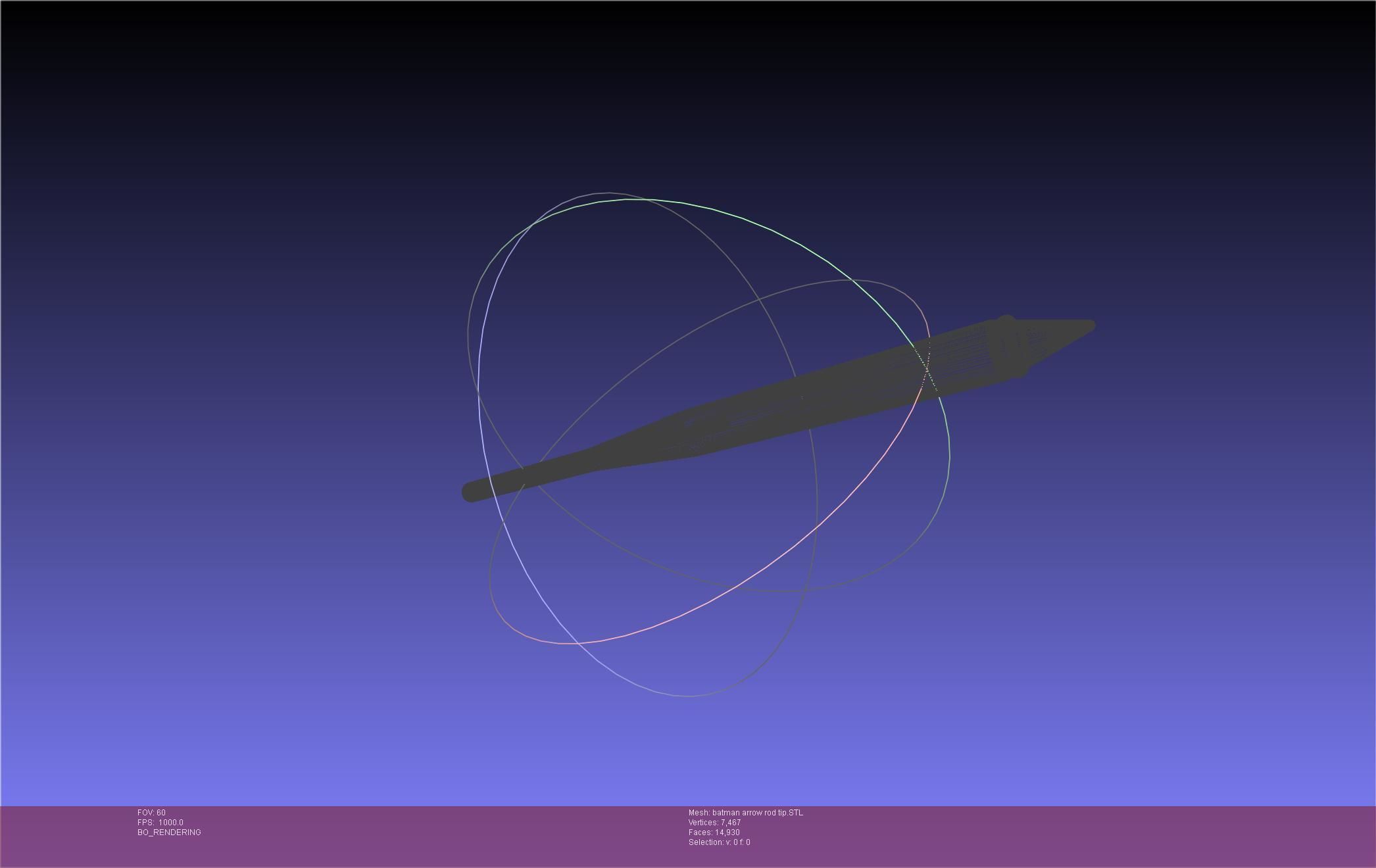 Batman Arrow Basic Model 3D print model_119