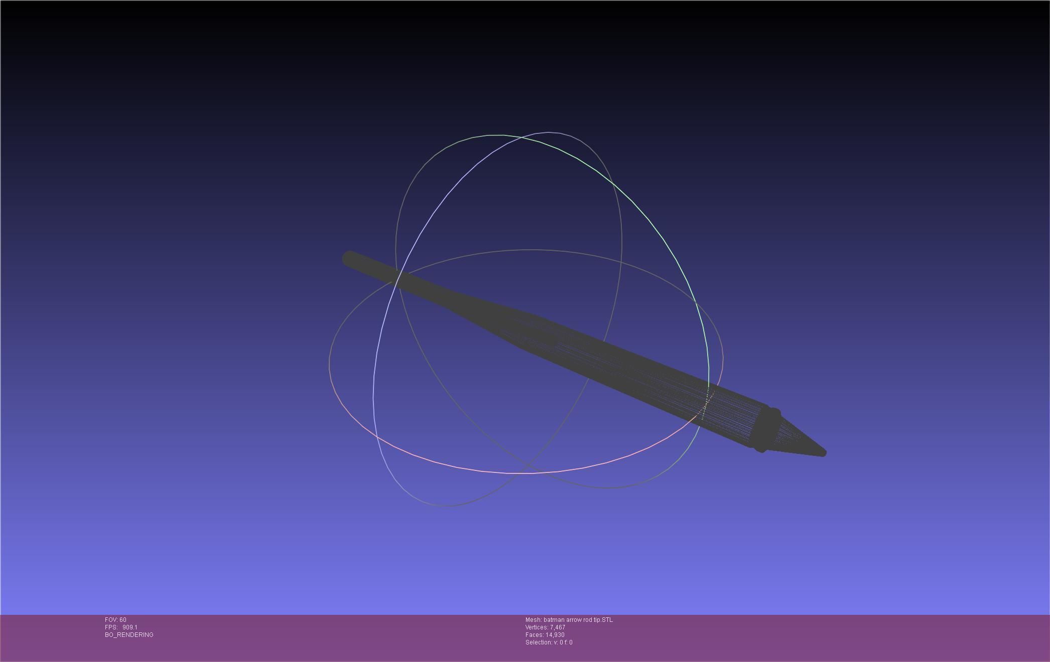 Batman Arrow Basic Model 3D print model_115