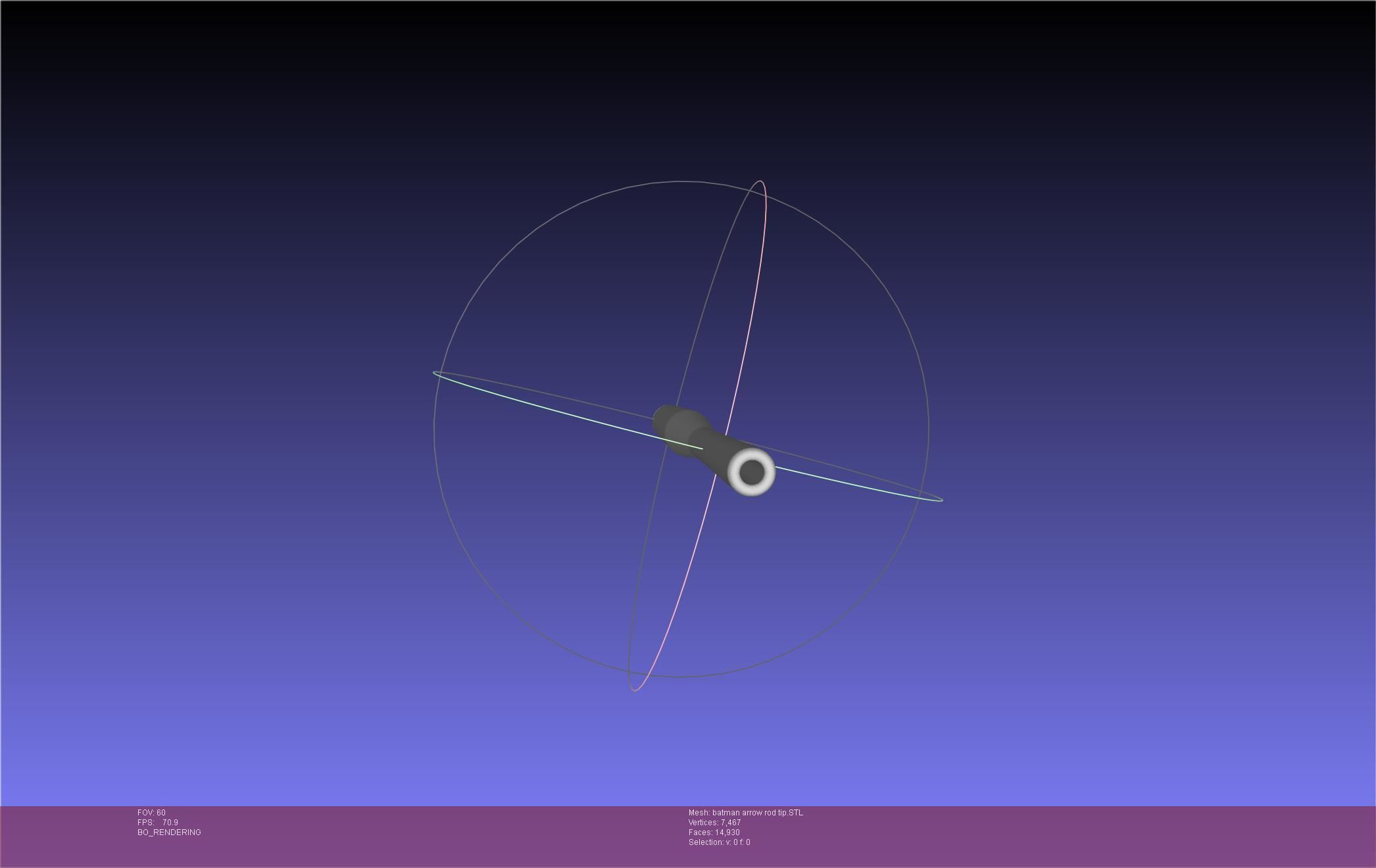 Batman Arrow Basic Model 3D print model_105