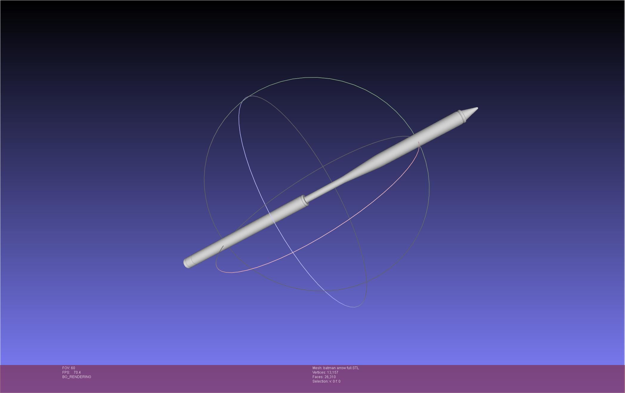 Batman Arrow Basic Model 3D print model_14