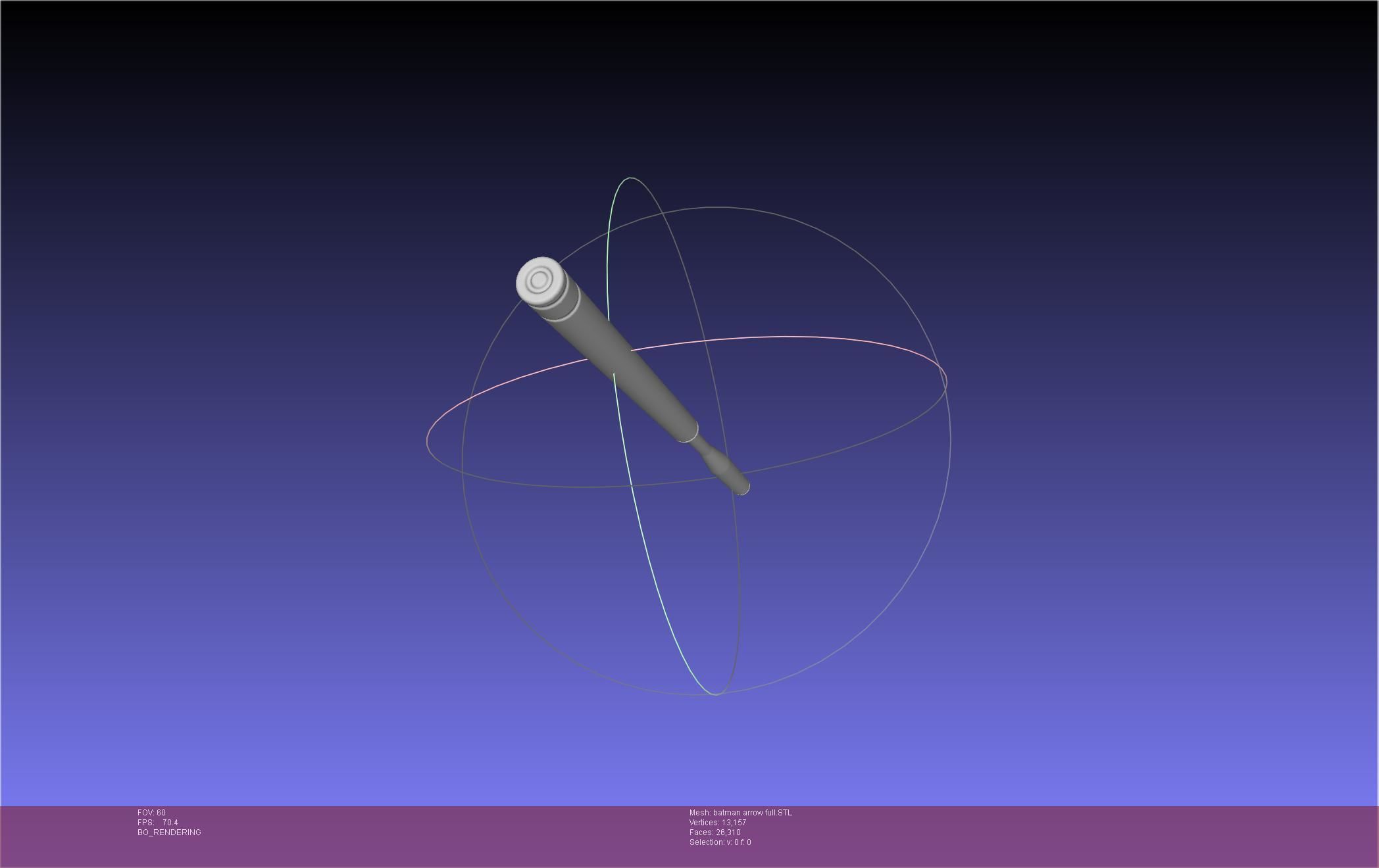 Batman Arrow Basic Model 3D print model_10