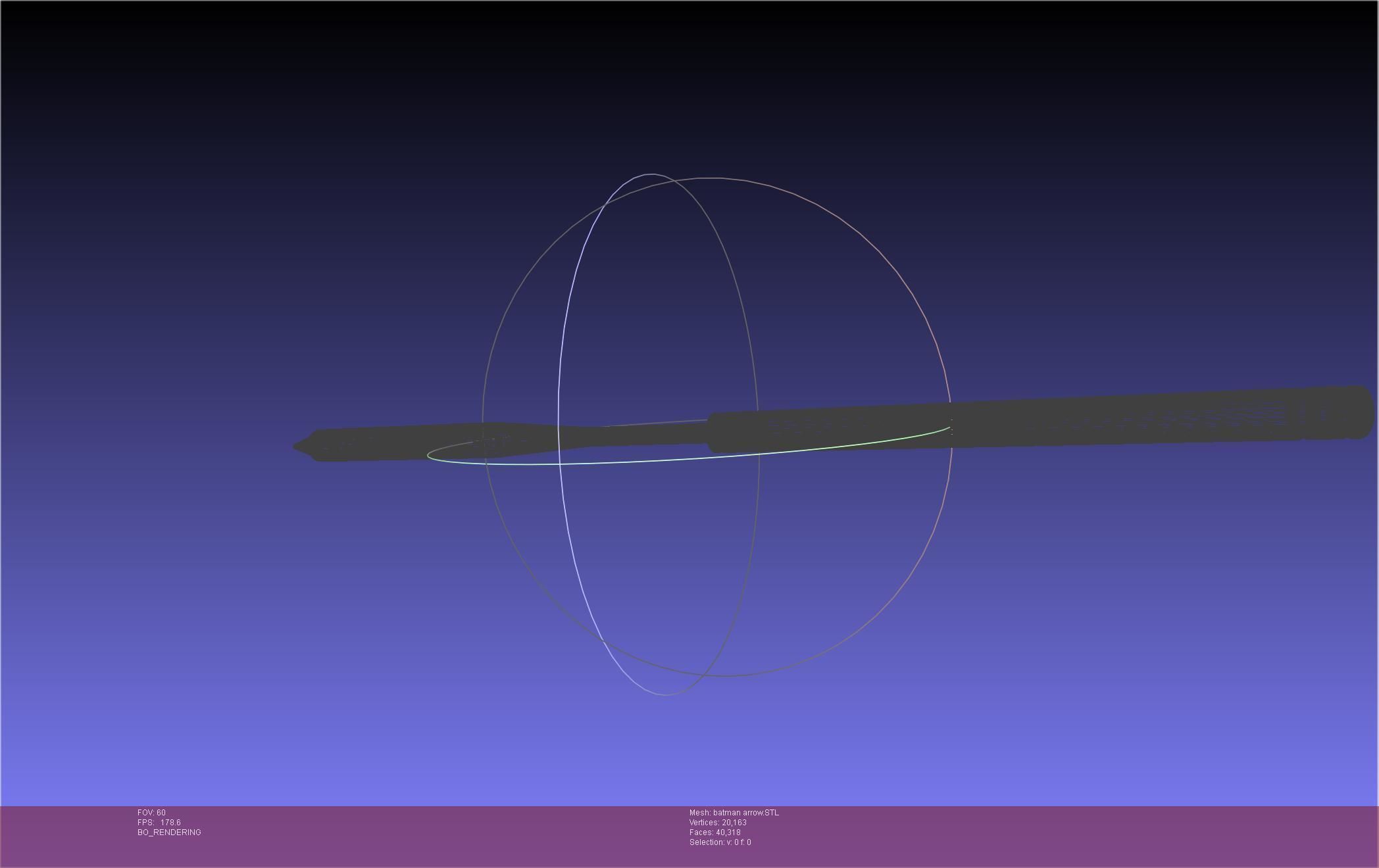 Batman Arrow Basic Model 3D print model_146