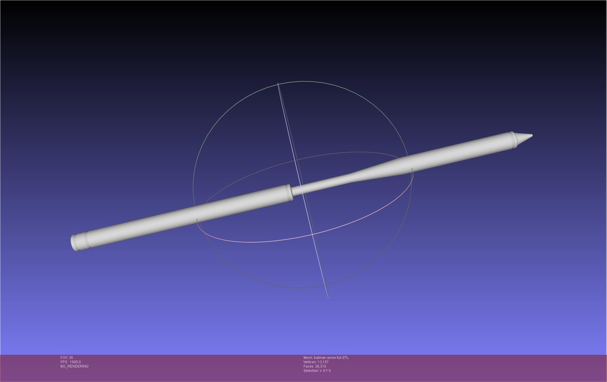 Batman Arrow Basic Model 3D print model_61