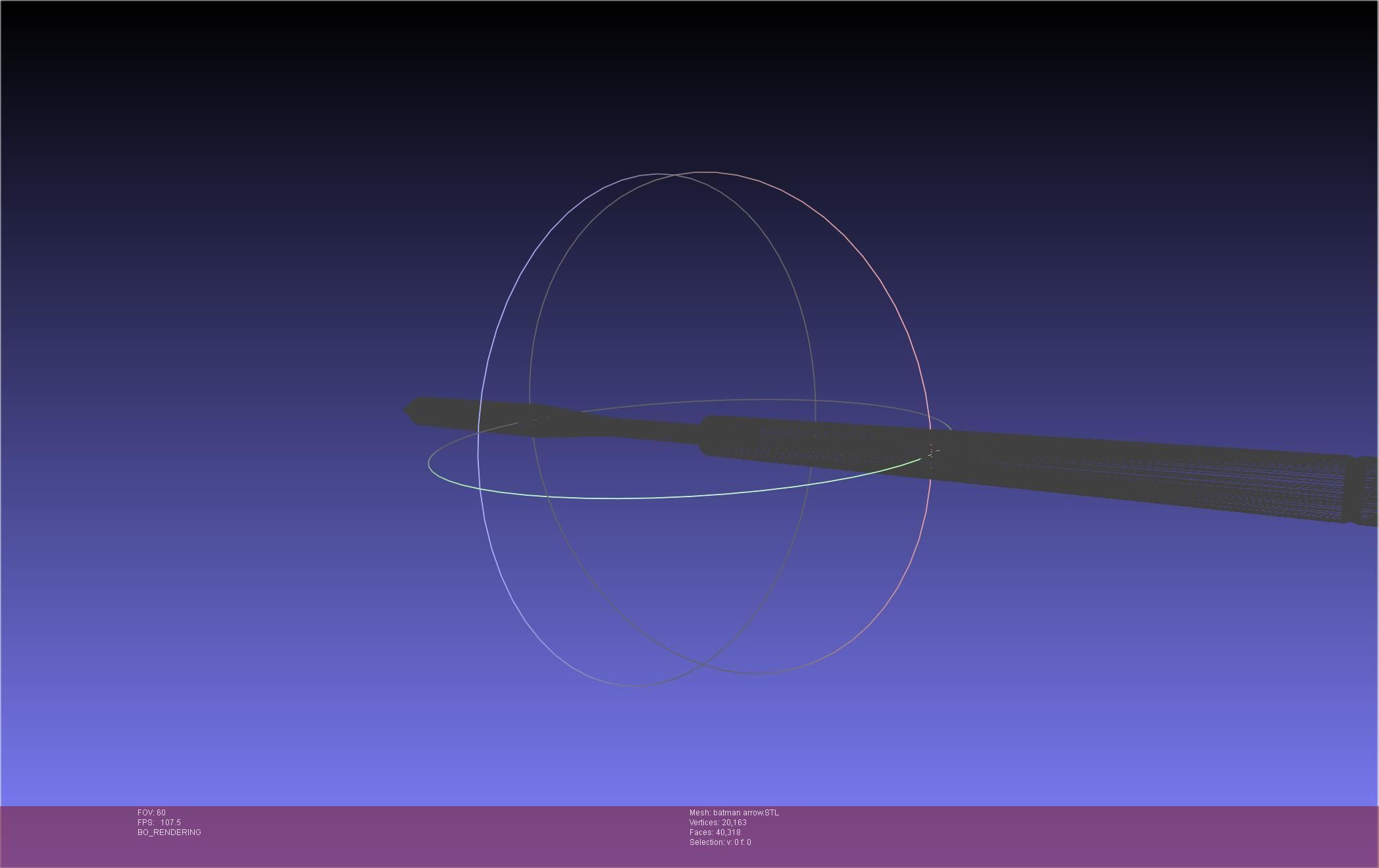 Batman Arrow Basic Model 3D print model_147