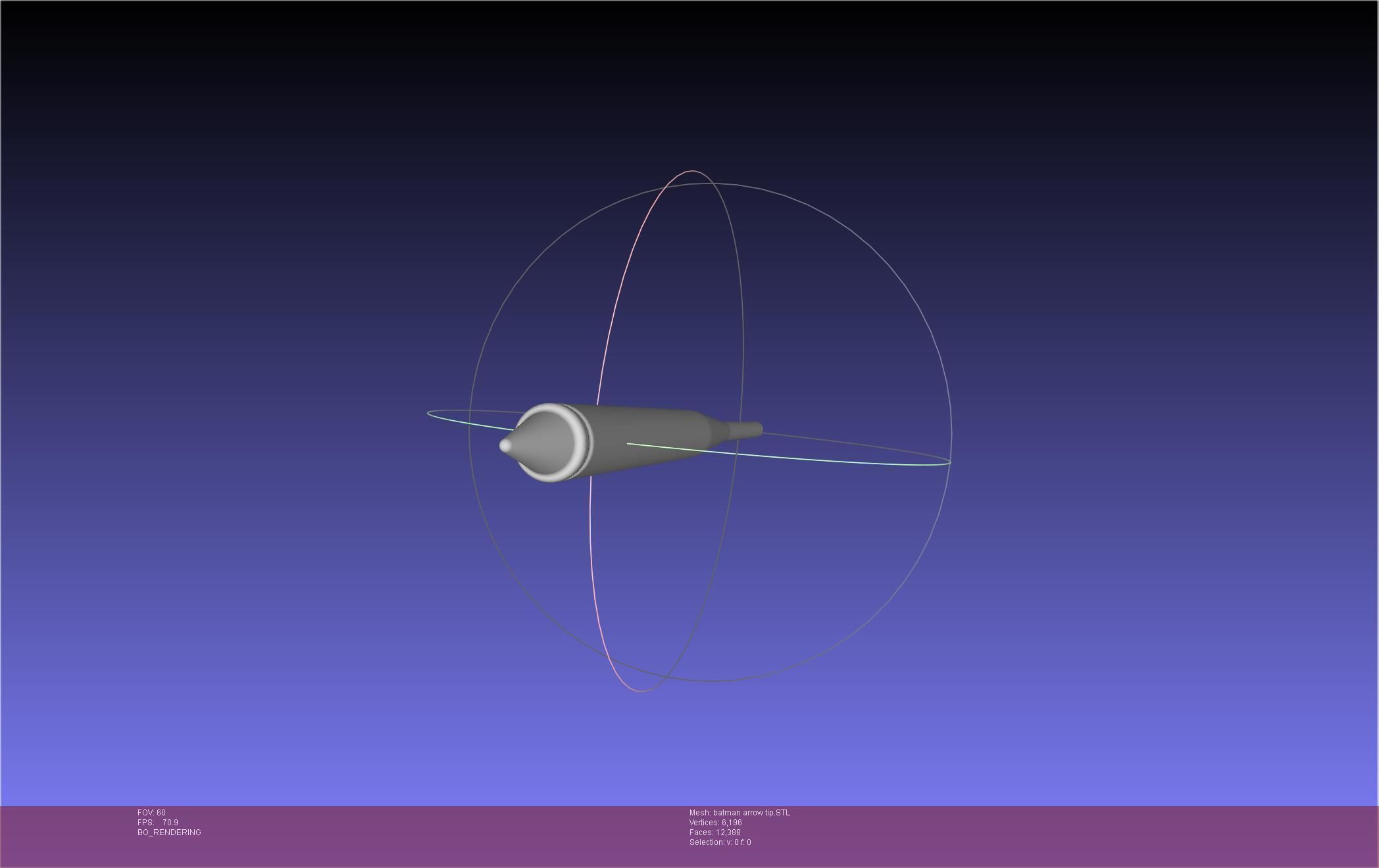 Batman Arrow Basic Model 3D print model_131