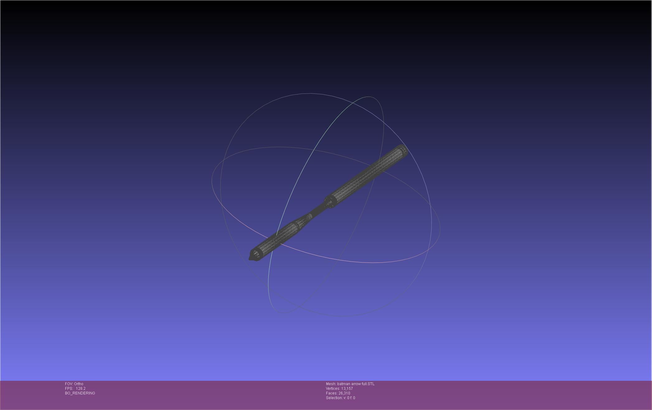 Batman Arrow Basic Model 3D print model_37