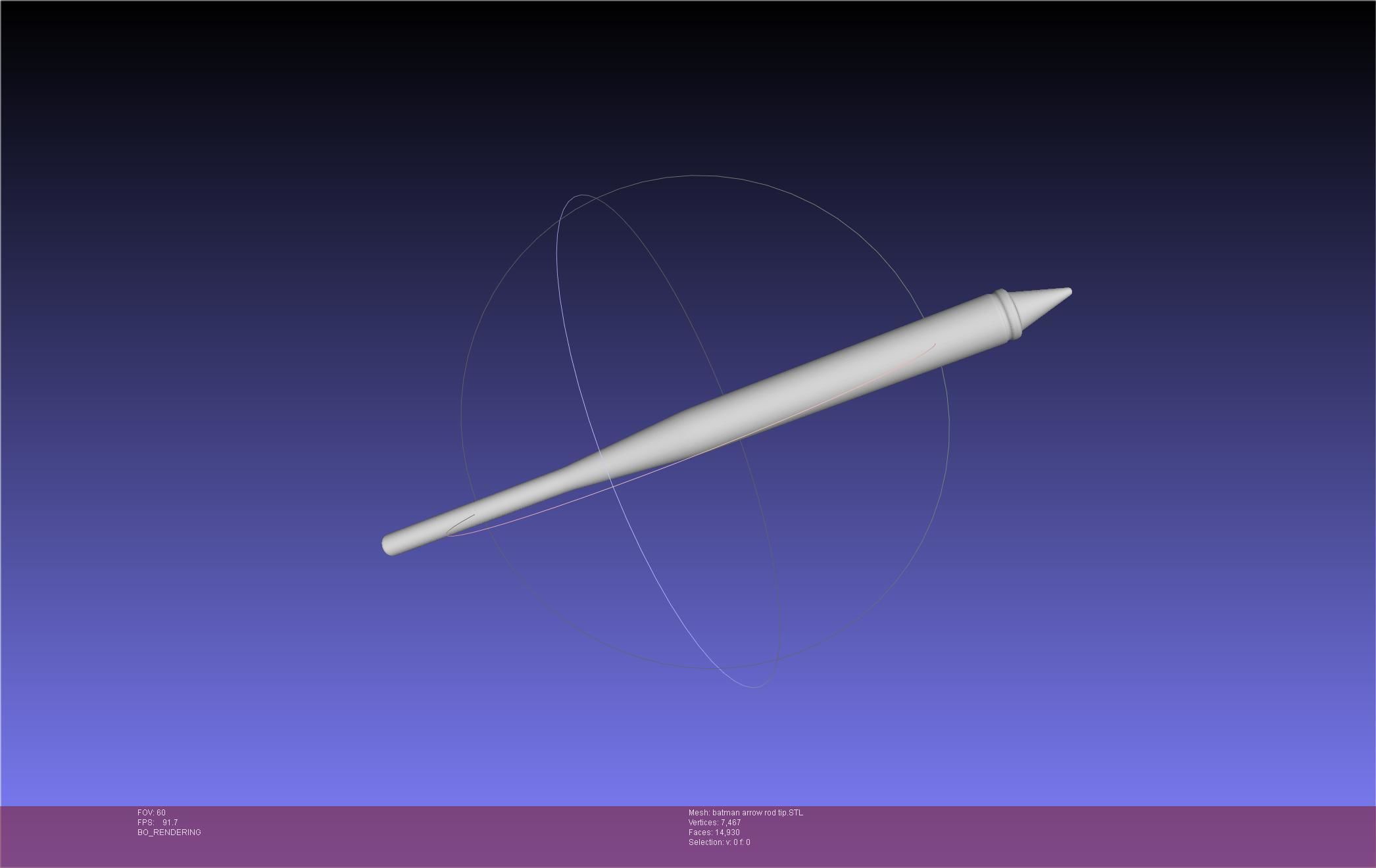 Batman Arrow Basic Model 3D print model_110