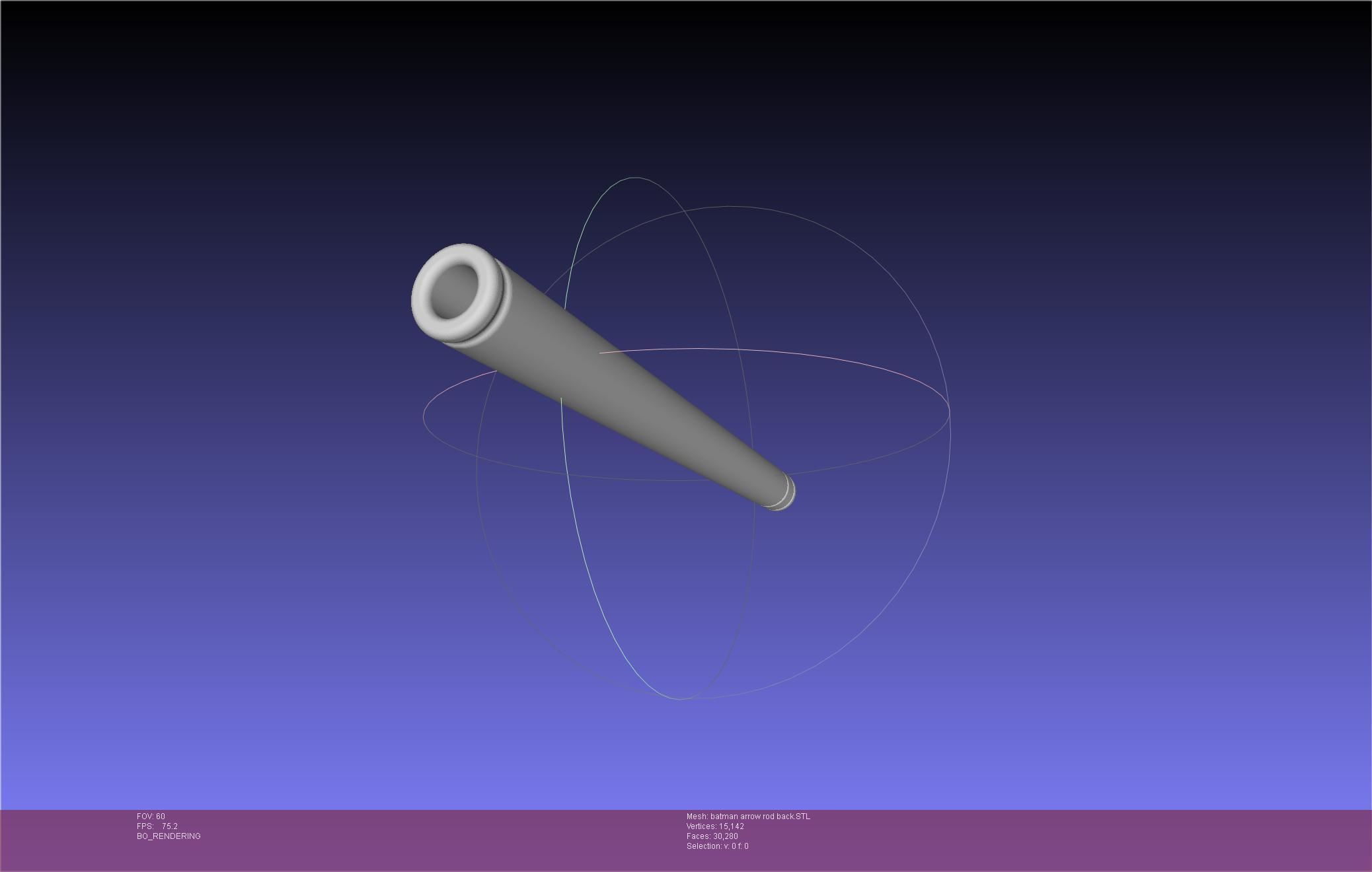 Batman Arrow Basic Model 3D print model_90