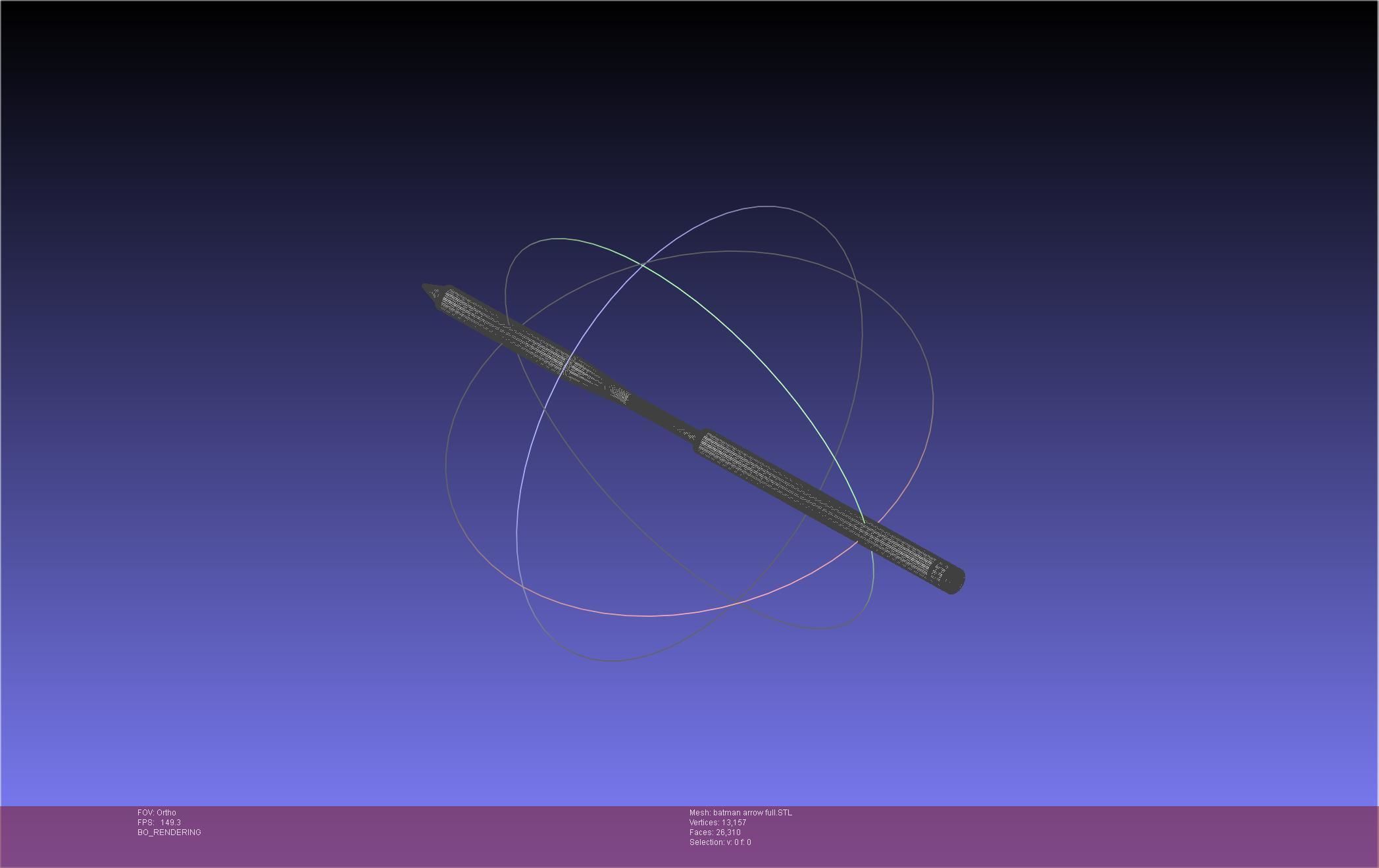 Batman Arrow Basic Model 3D print model_35