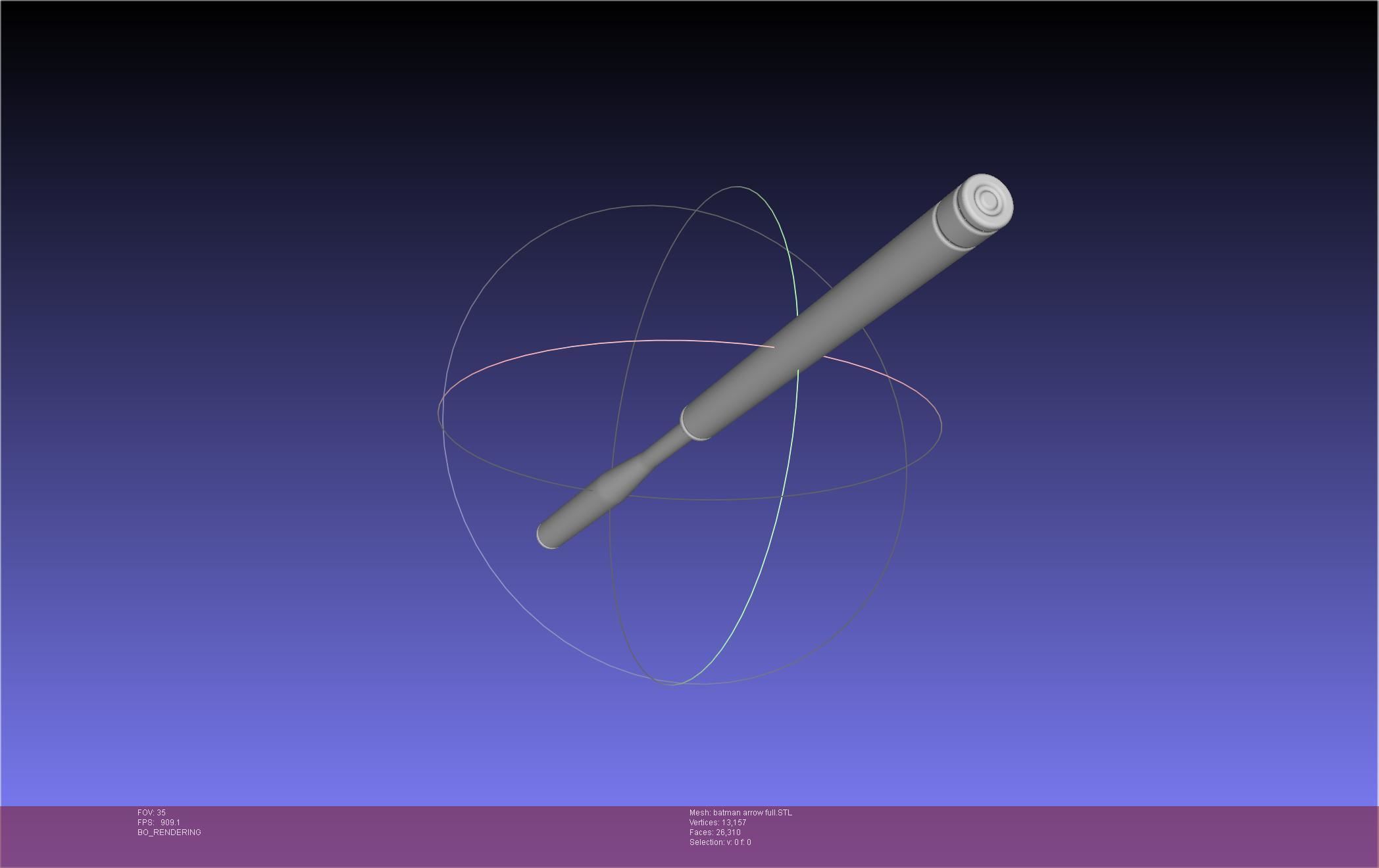 Batman Arrow Basic Model 3D print model_59