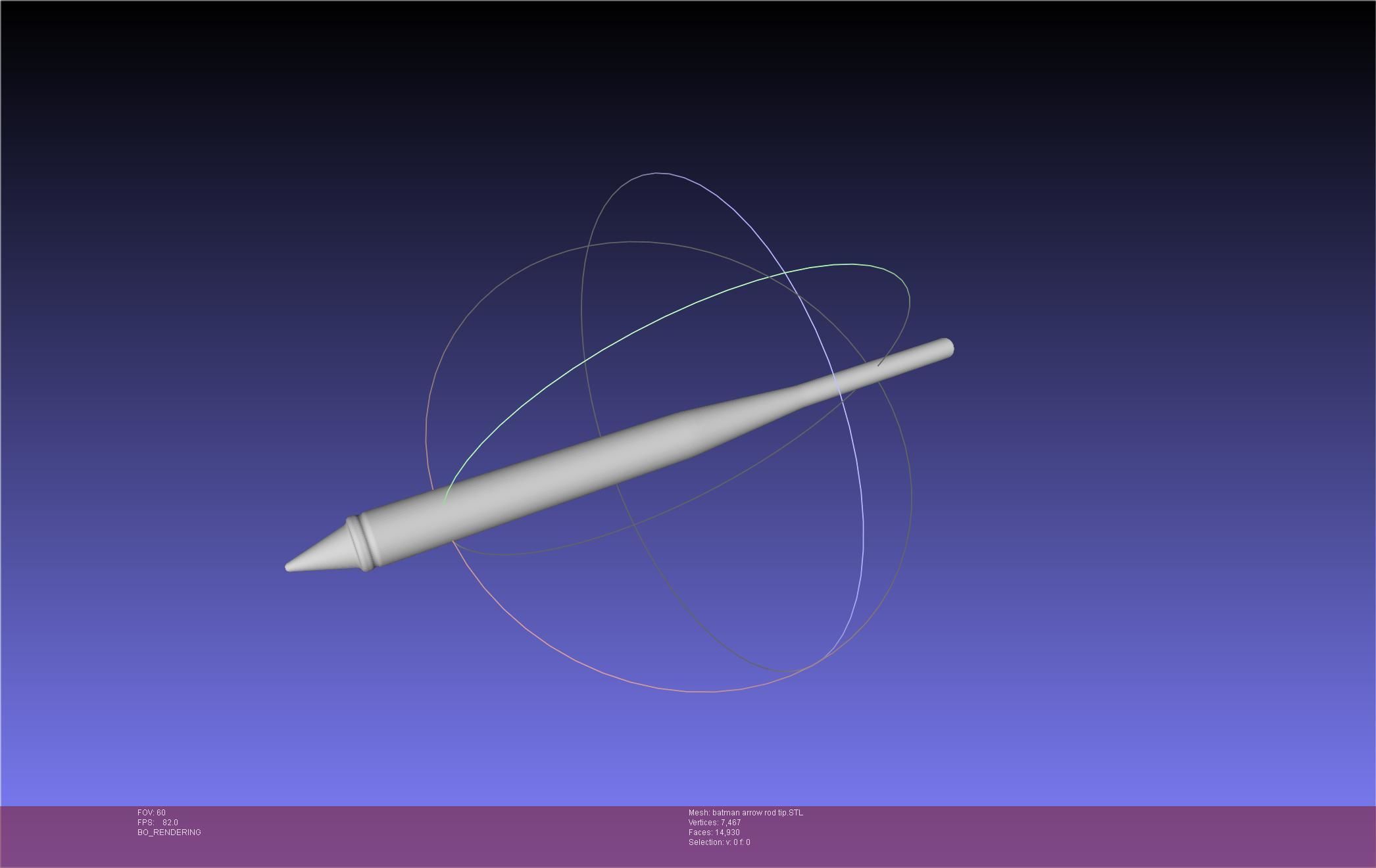Batman Arrow Basic Model 3D print model_108