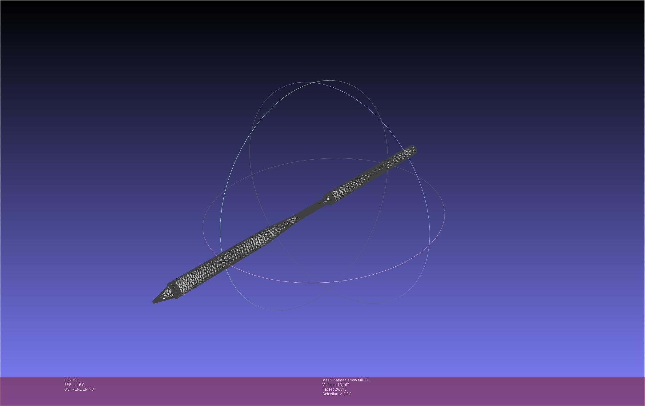 Batman Arrow Basic Model 3D print model_31