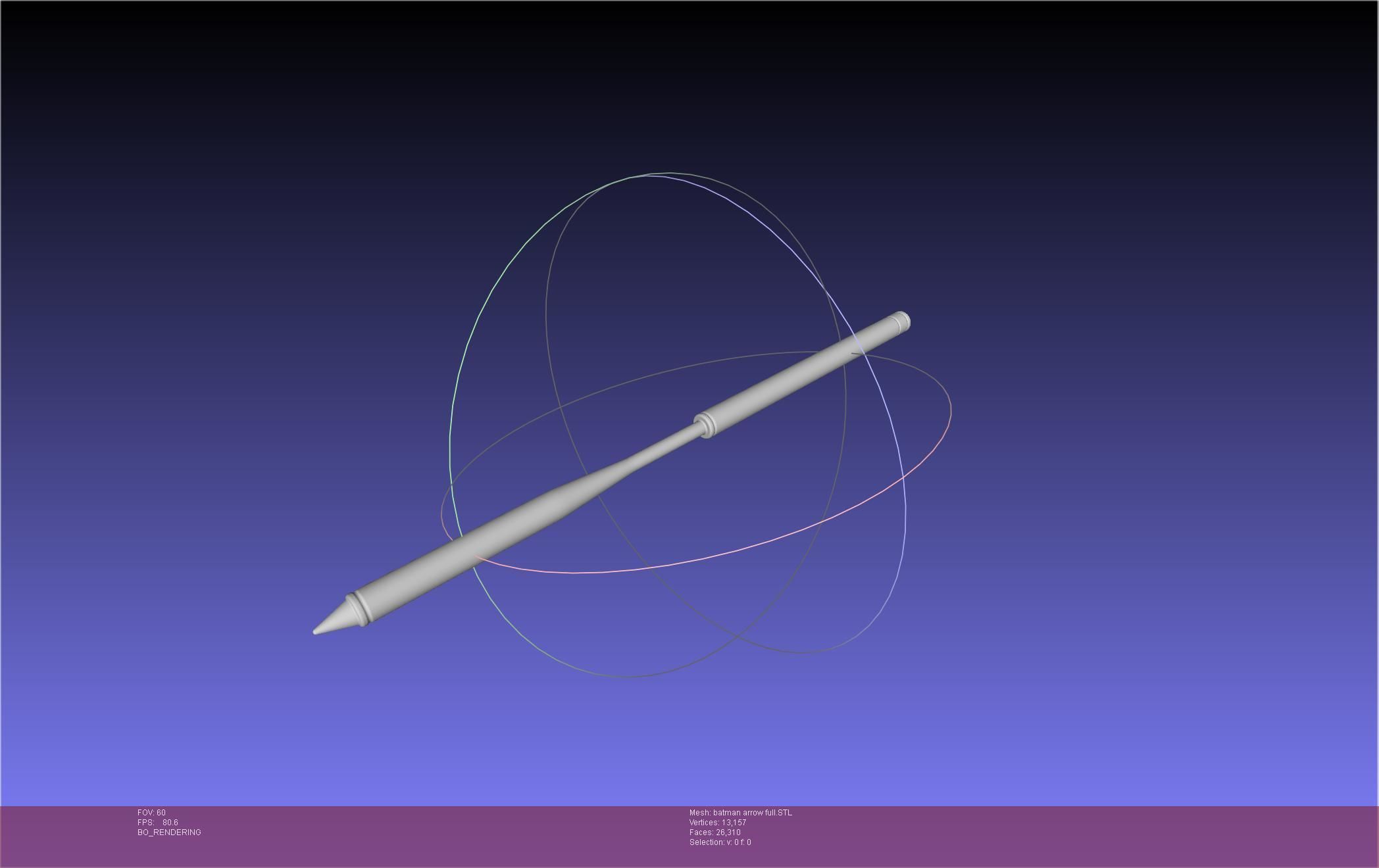 Batman Arrow Basic Model 3D print model_12