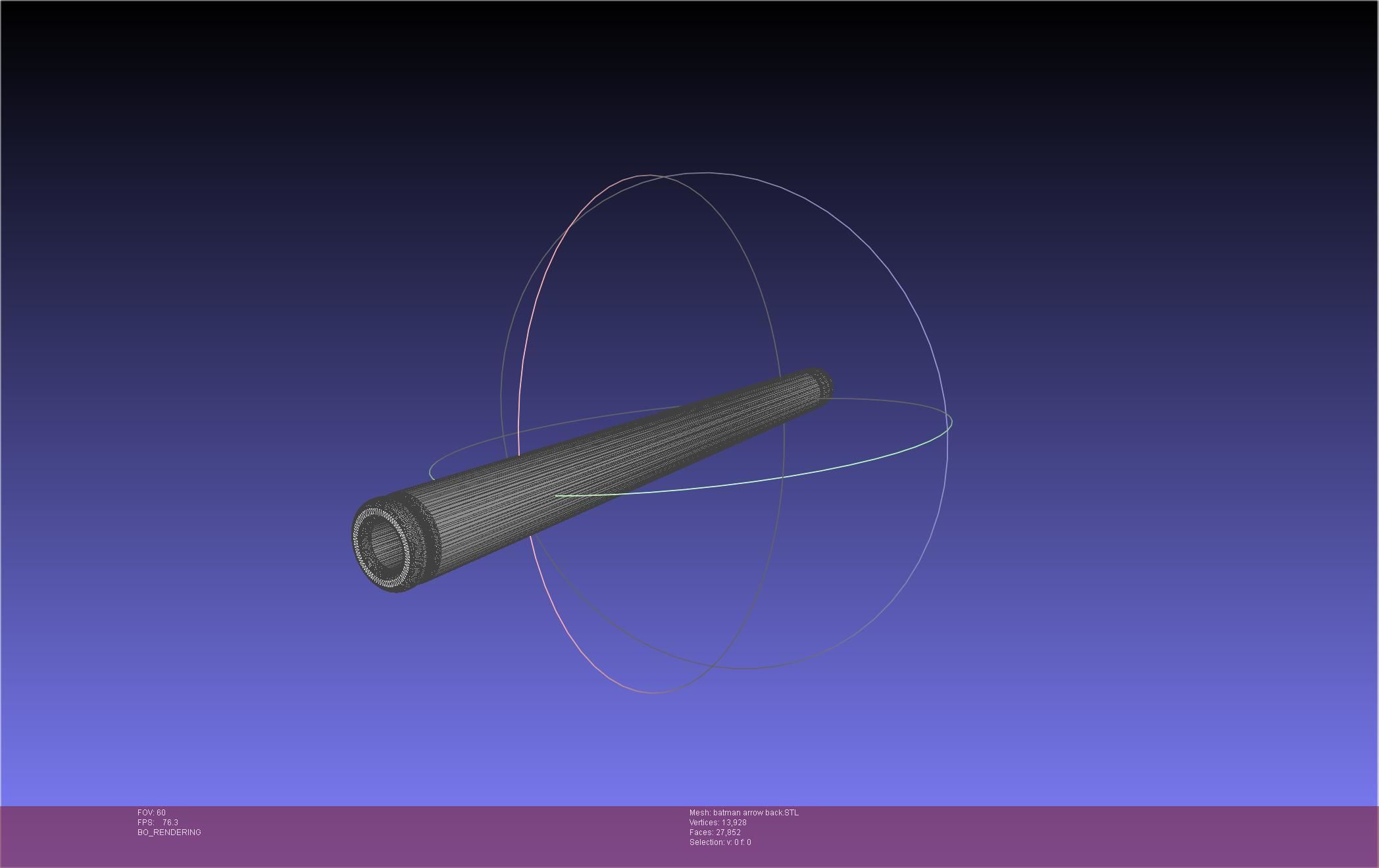 Batman Arrow Basic Model 3D print model_65