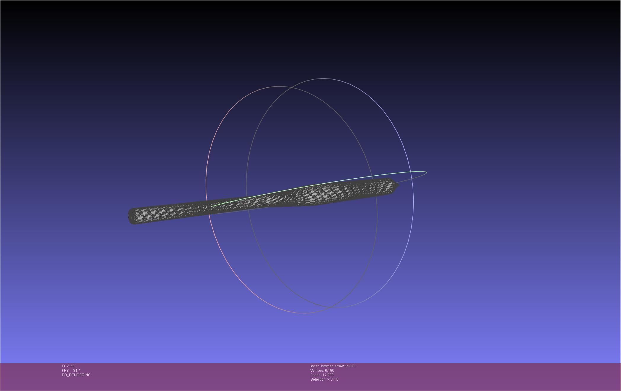 Batman Arrow Basic Model 3D print model_133