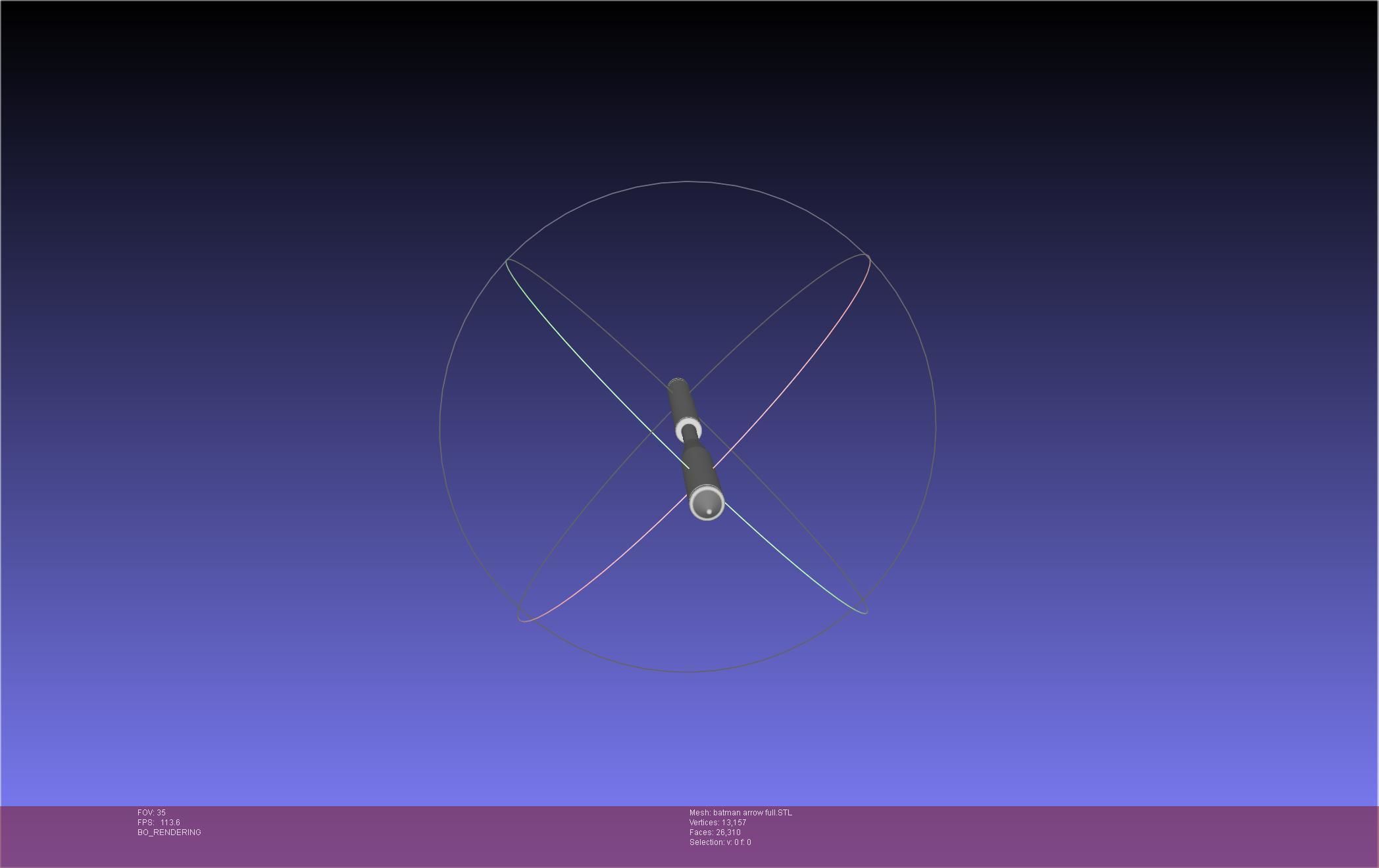 Batman Arrow Basic Model 3D print model_46
