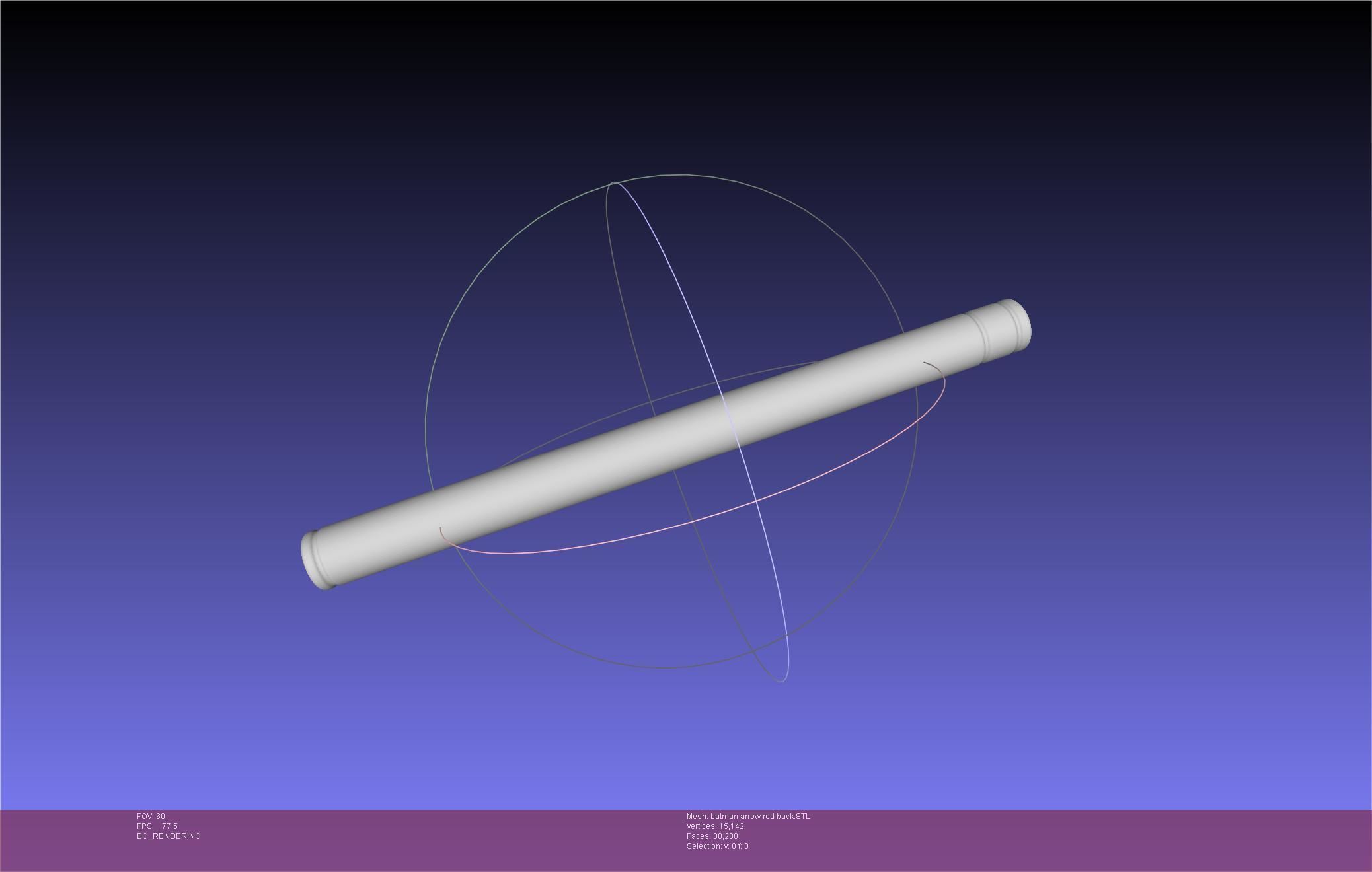 Batman Arrow Basic Model 3D print model_89