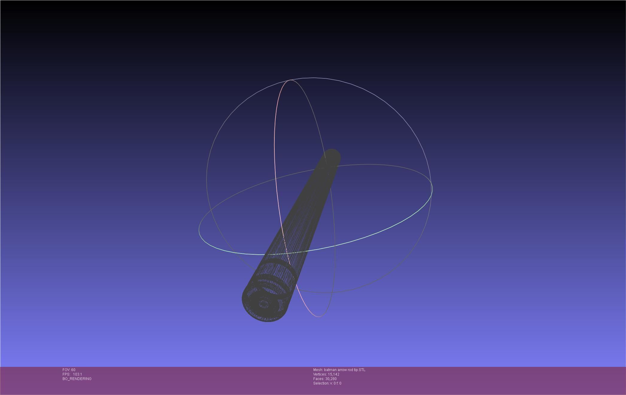 Batman Arrow Basic Model 3D print model_99