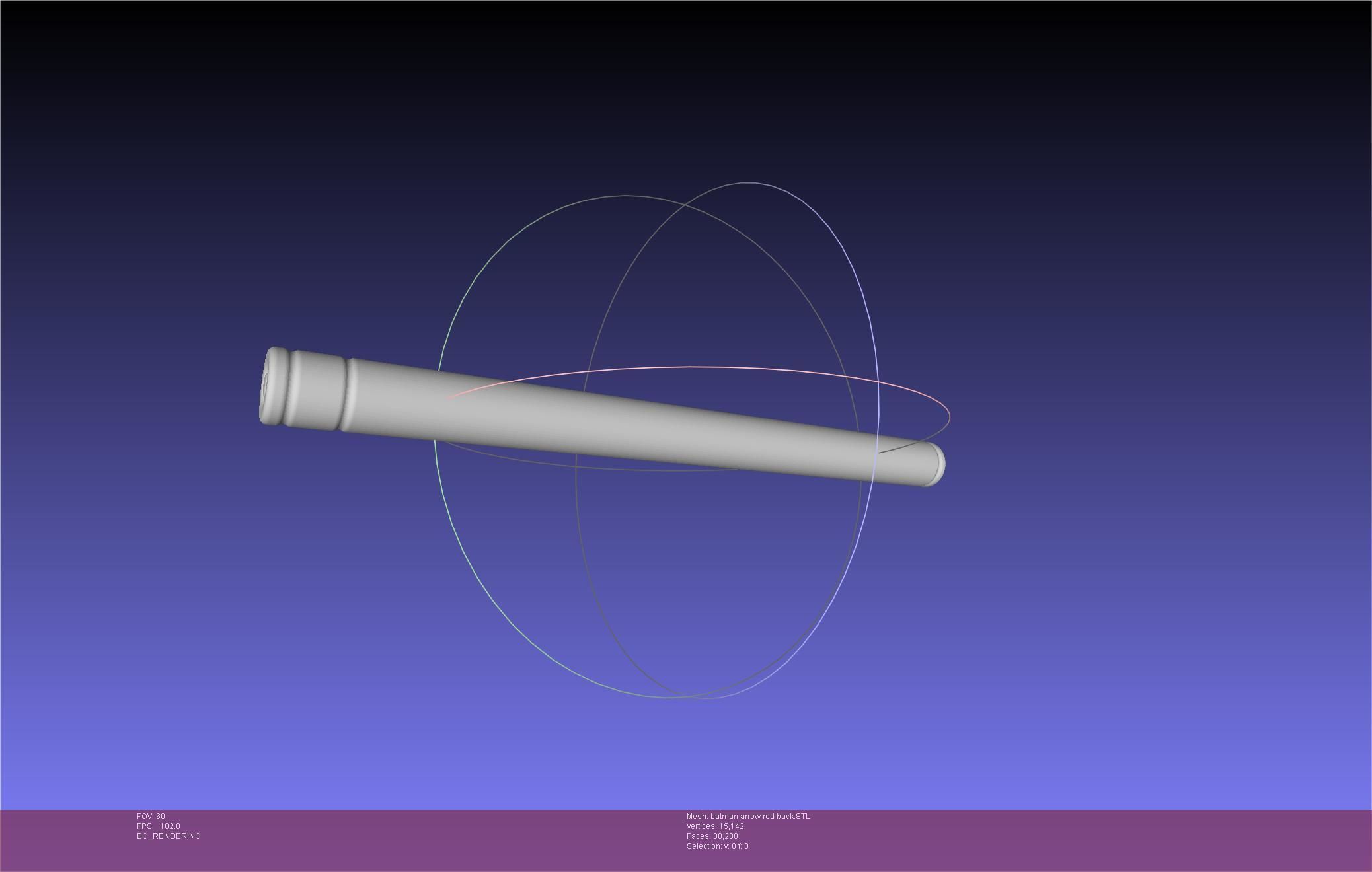 Batman Arrow Basic Model 3D print model_87