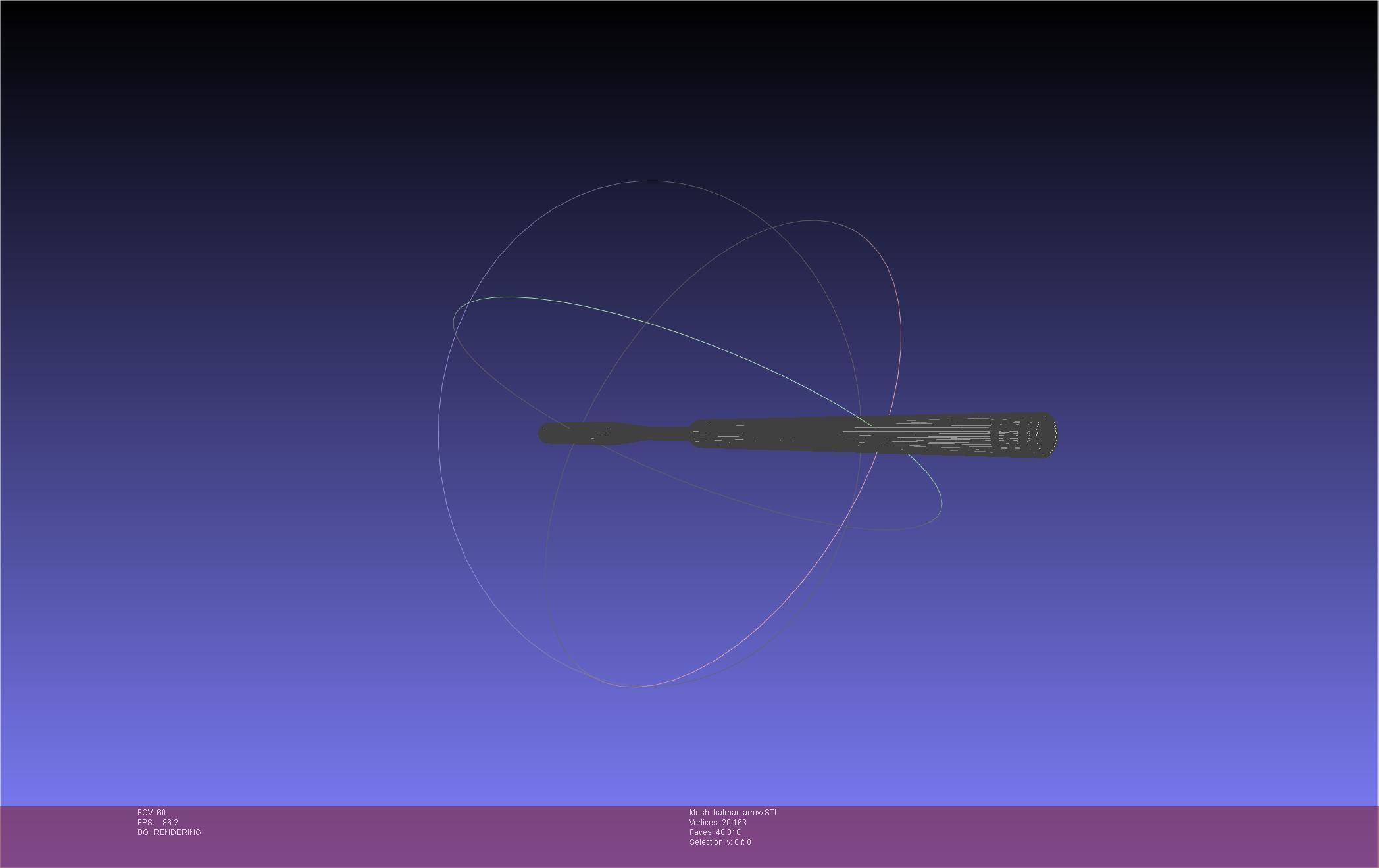 Batman Arrow Basic Model 3D print model_141