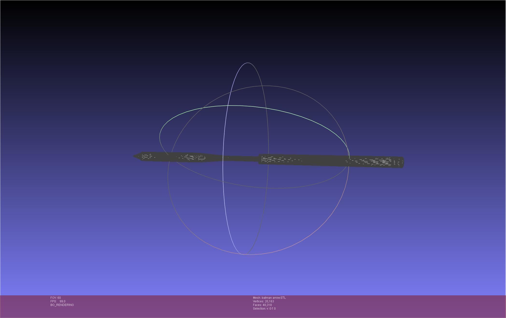 Batman Arrow Basic Model 3D print model_142