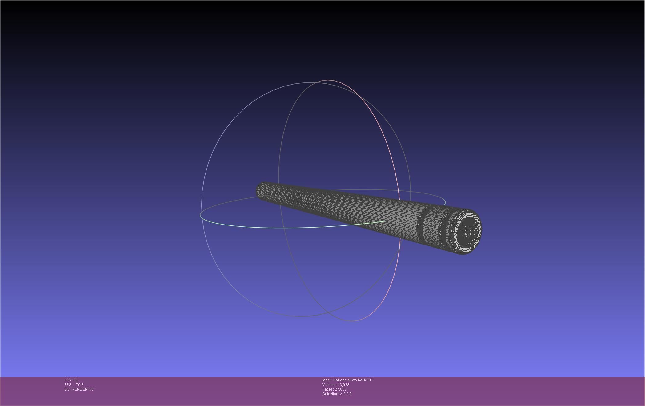 Batman Arrow Basic Model 3D print model_63