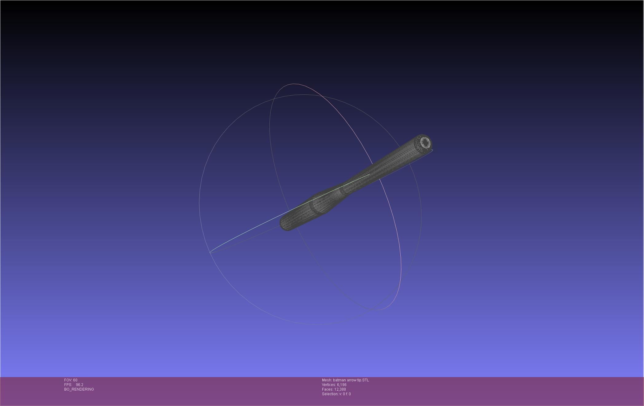 Batman Arrow Basic Model 3D print model_134