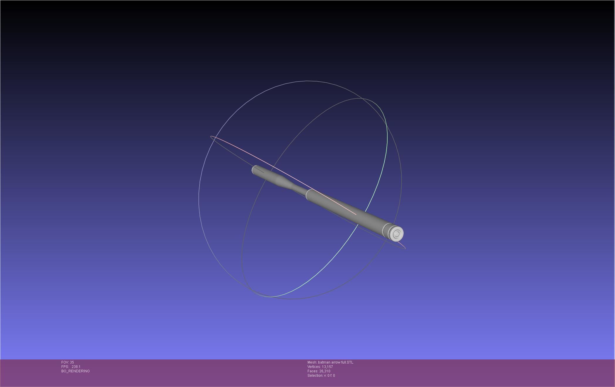 Batman Arrow Basic Model 3D print model_49