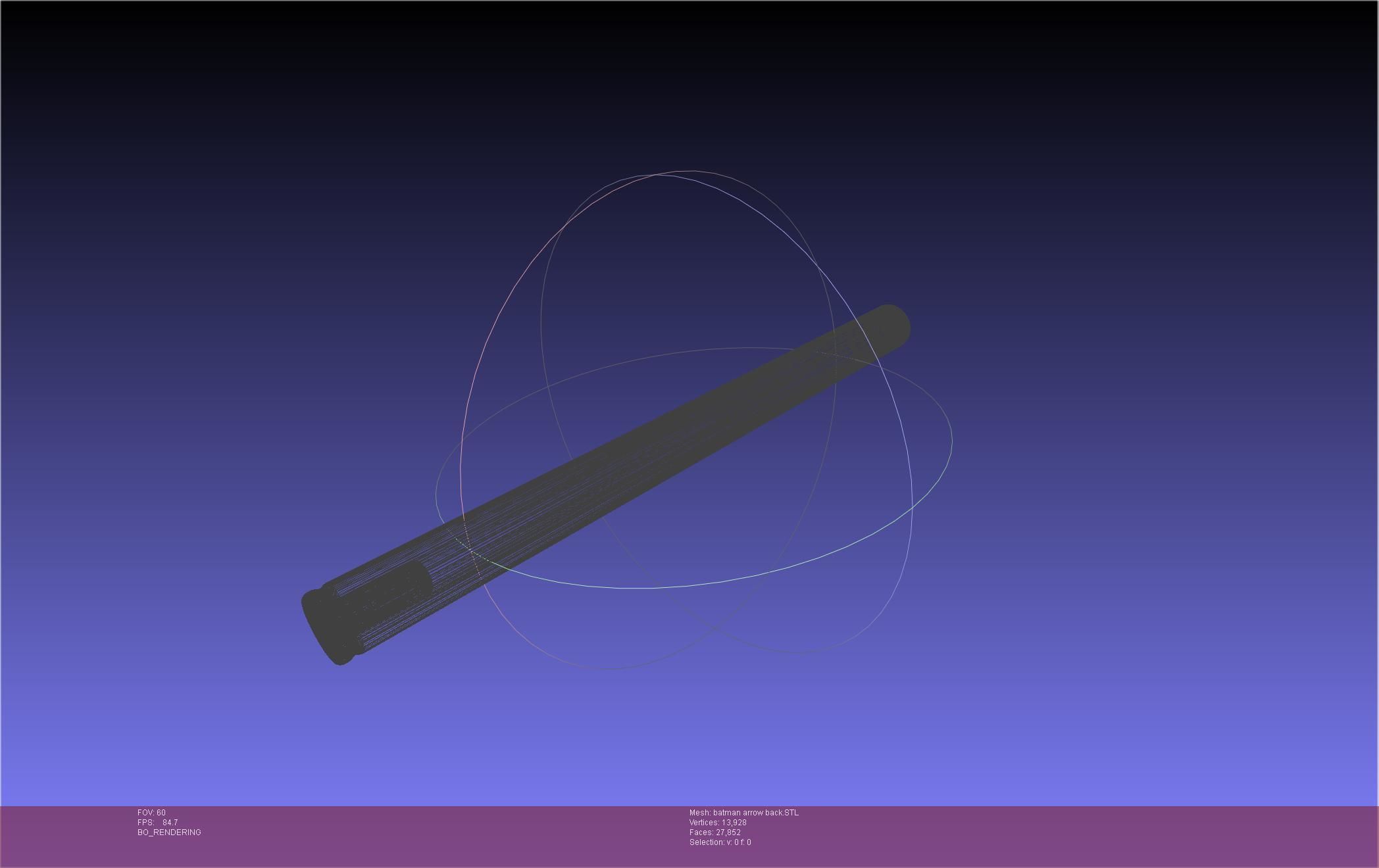 Batman Arrow Basic Model 3D print model_67