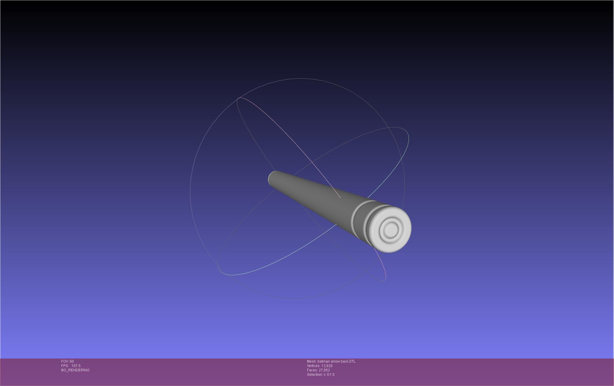 Batman Arrow Basic Model 3D print model_73