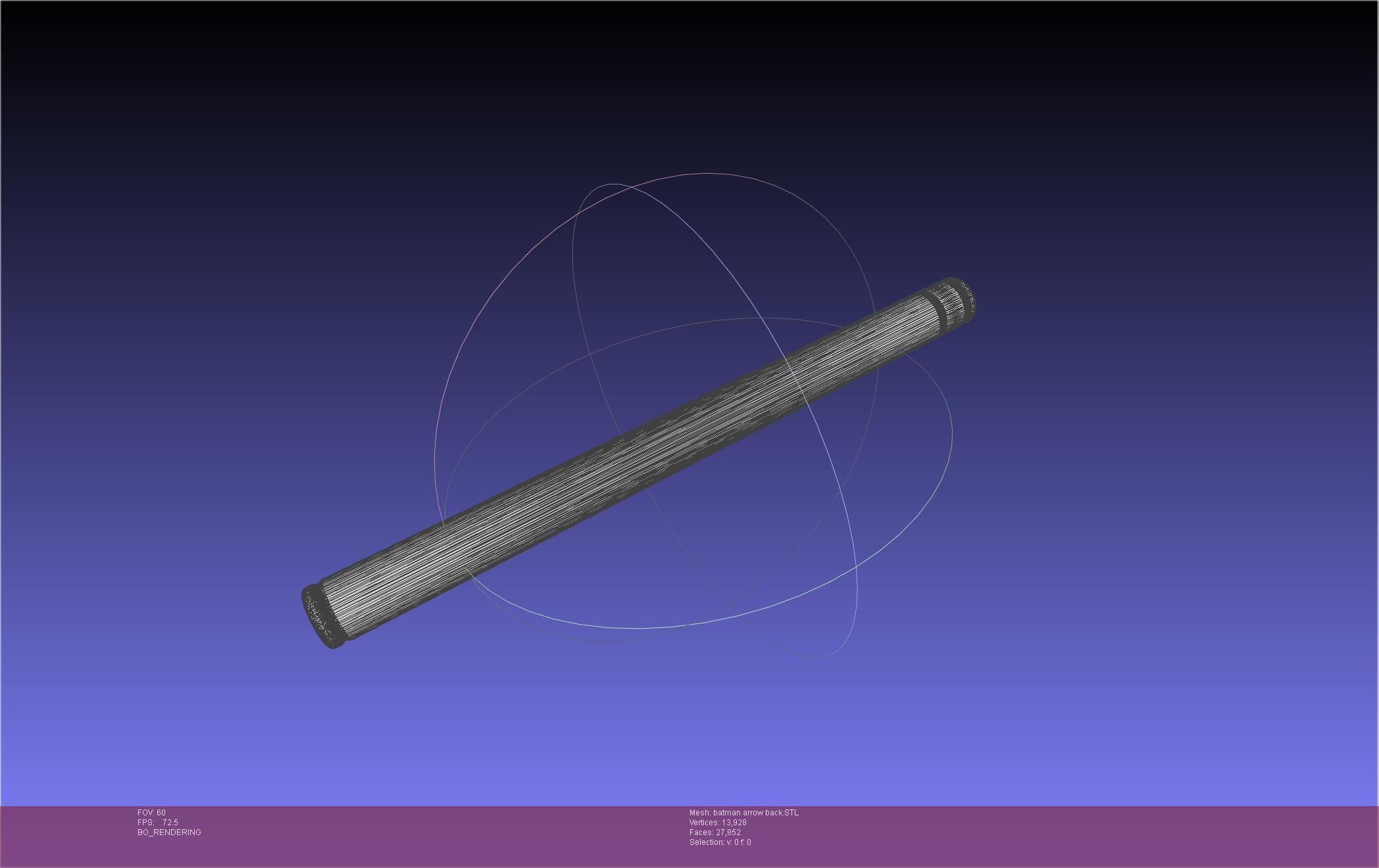 Batman Arrow Basic Model 3D print model_68