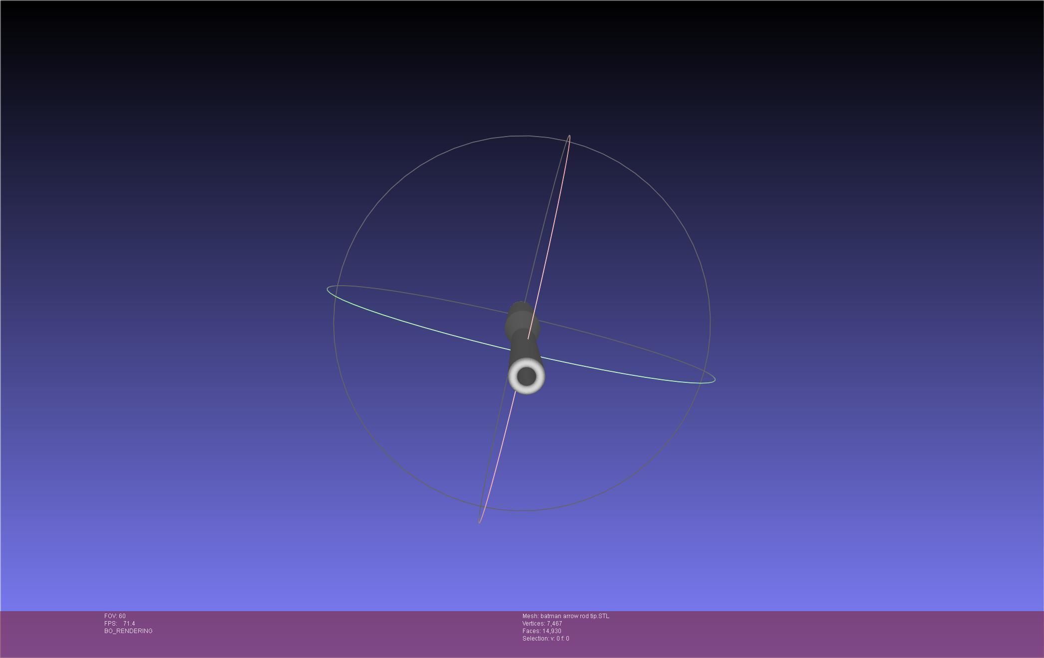 Batman Arrow Basic Model 3D print model_102