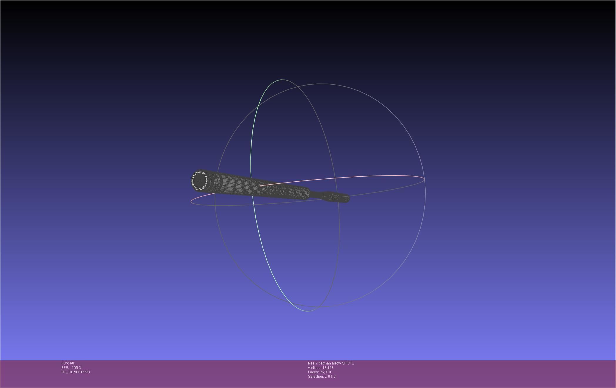 Batman Arrow Basic Model 3D print model_20