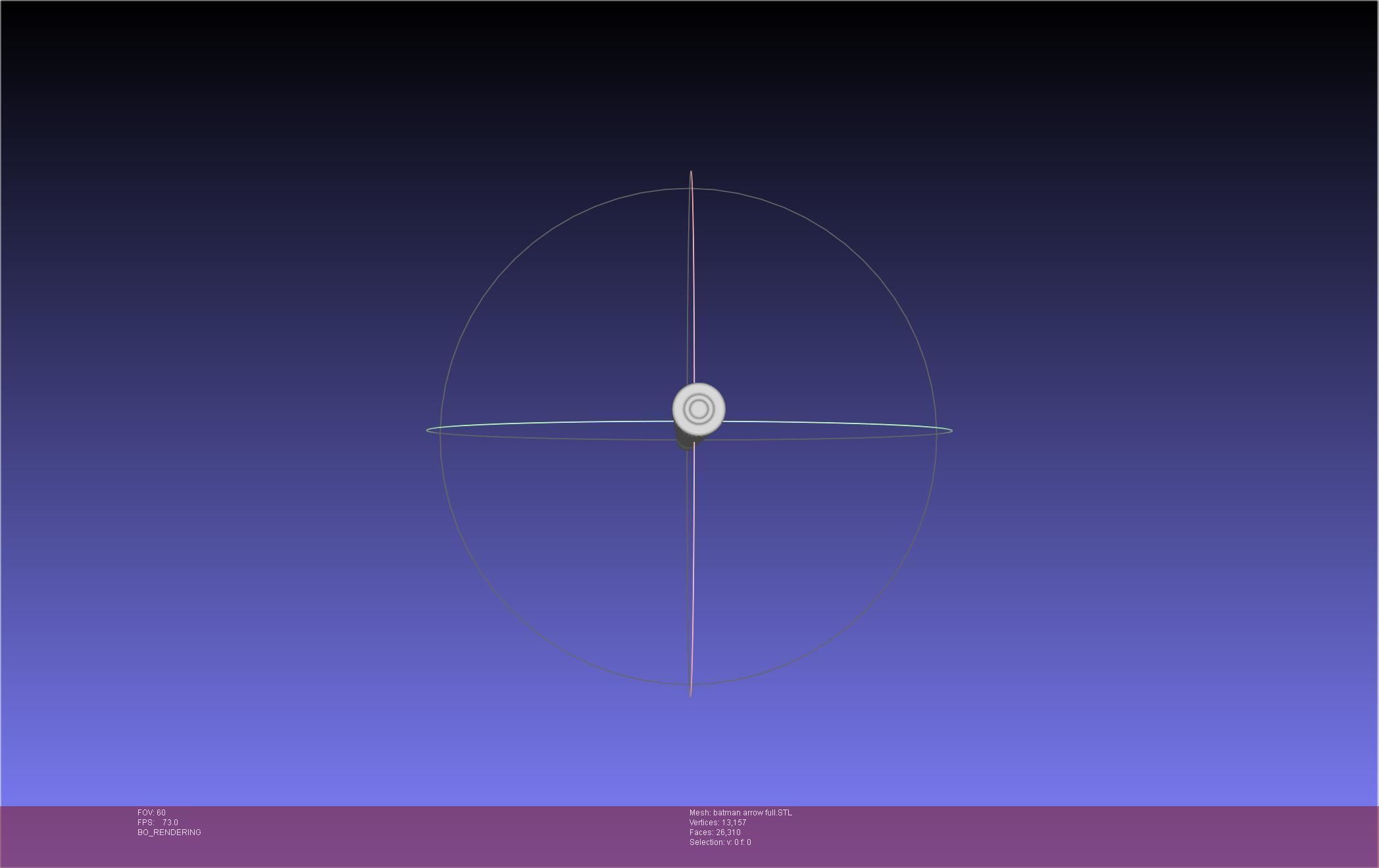 Batman Arrow Basic Model 3D print model_5
